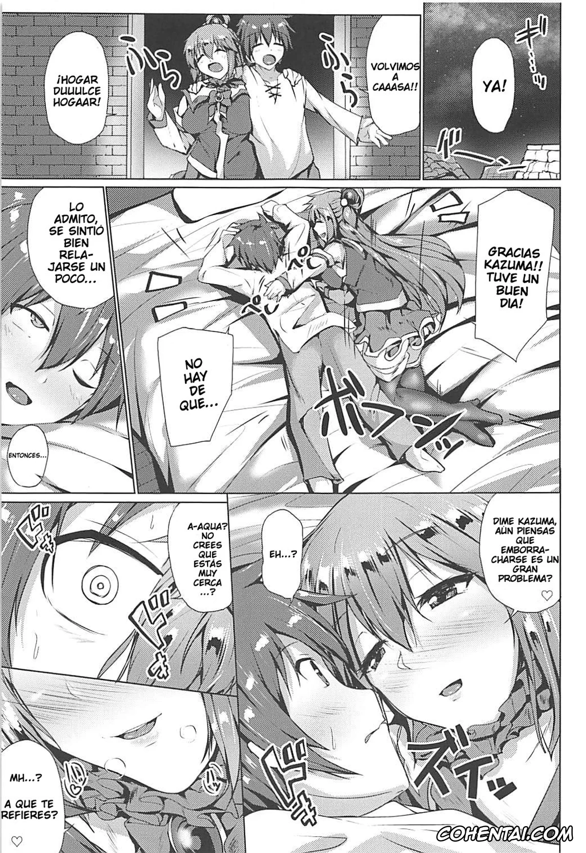 Kono Subarashii Sekai ni Syukufuku o! porno, Aqua porno, Kazuma Satou porno, Takusan Yotte mo Amari Shikararenai Houhou (Kono Subarashii Sekai ni Syukufuku o!), pagina 8