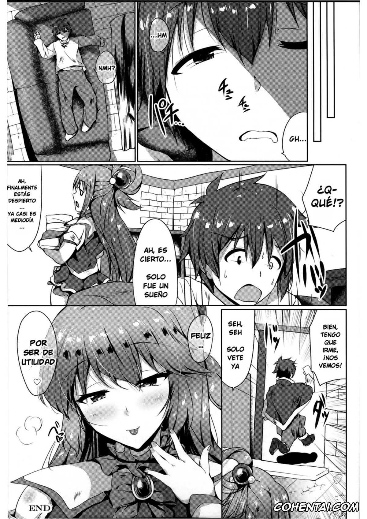 Kono Subarashii Sekai ni Syukufuku o! hentai, Aqua hentai, Kazuma Satou hentai, Mizu no Megami to Yume no Naka (Kono Subarashii Sekai ni Syukufuku o!), pagina 24