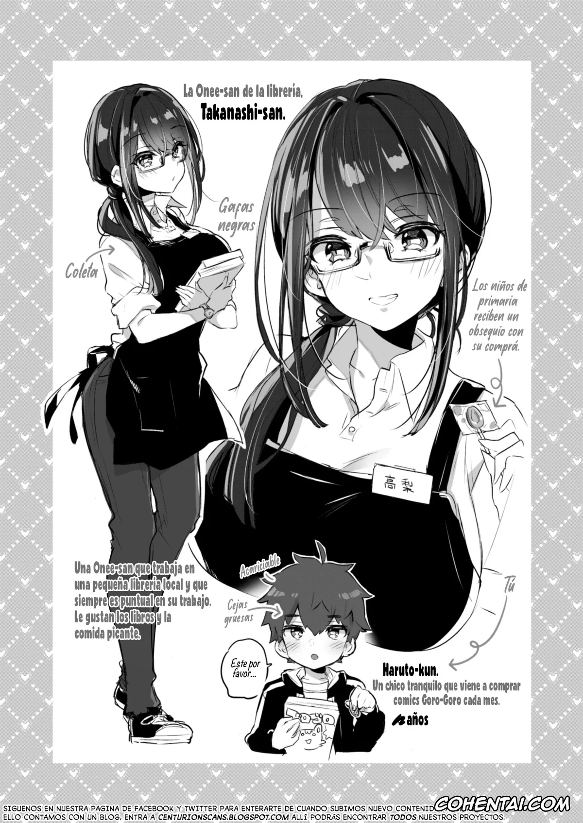 Original hentai, Boku to Shoten no Onee-san, pagina 3