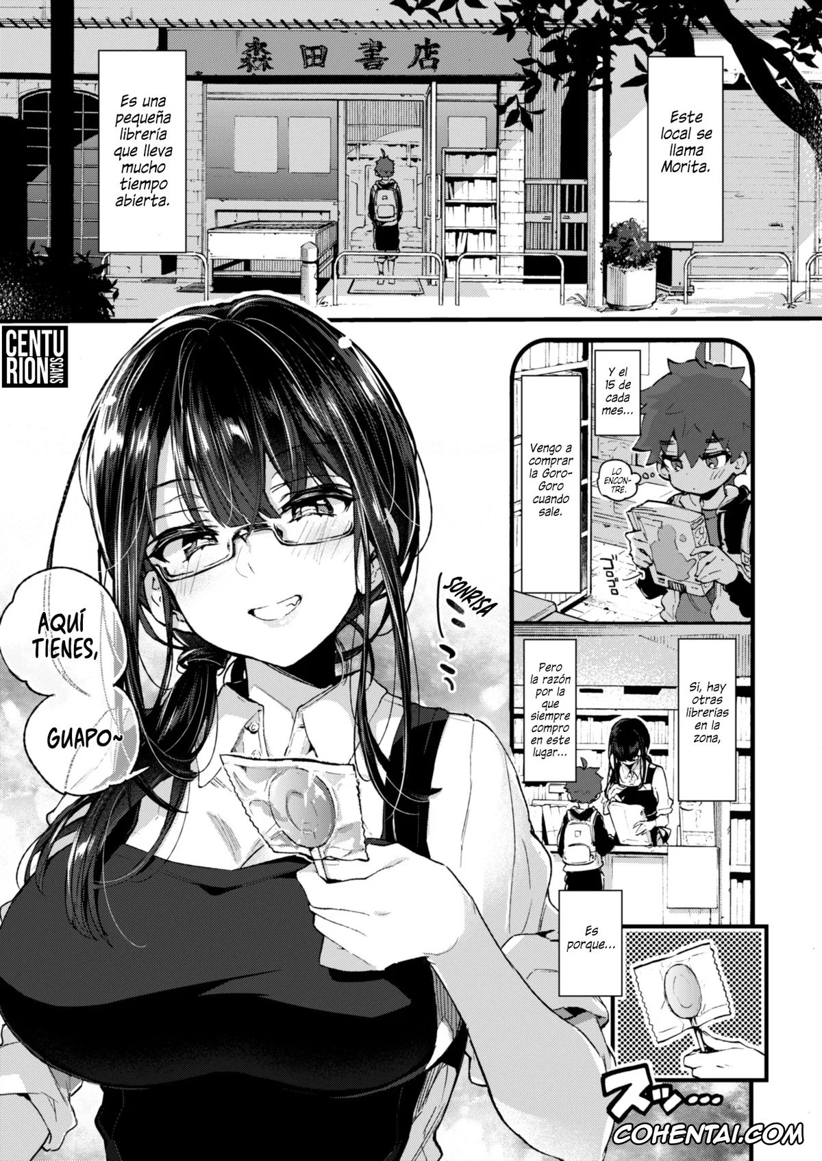 Original xxx, Boku to Shoten no Onee-san, pagina 4