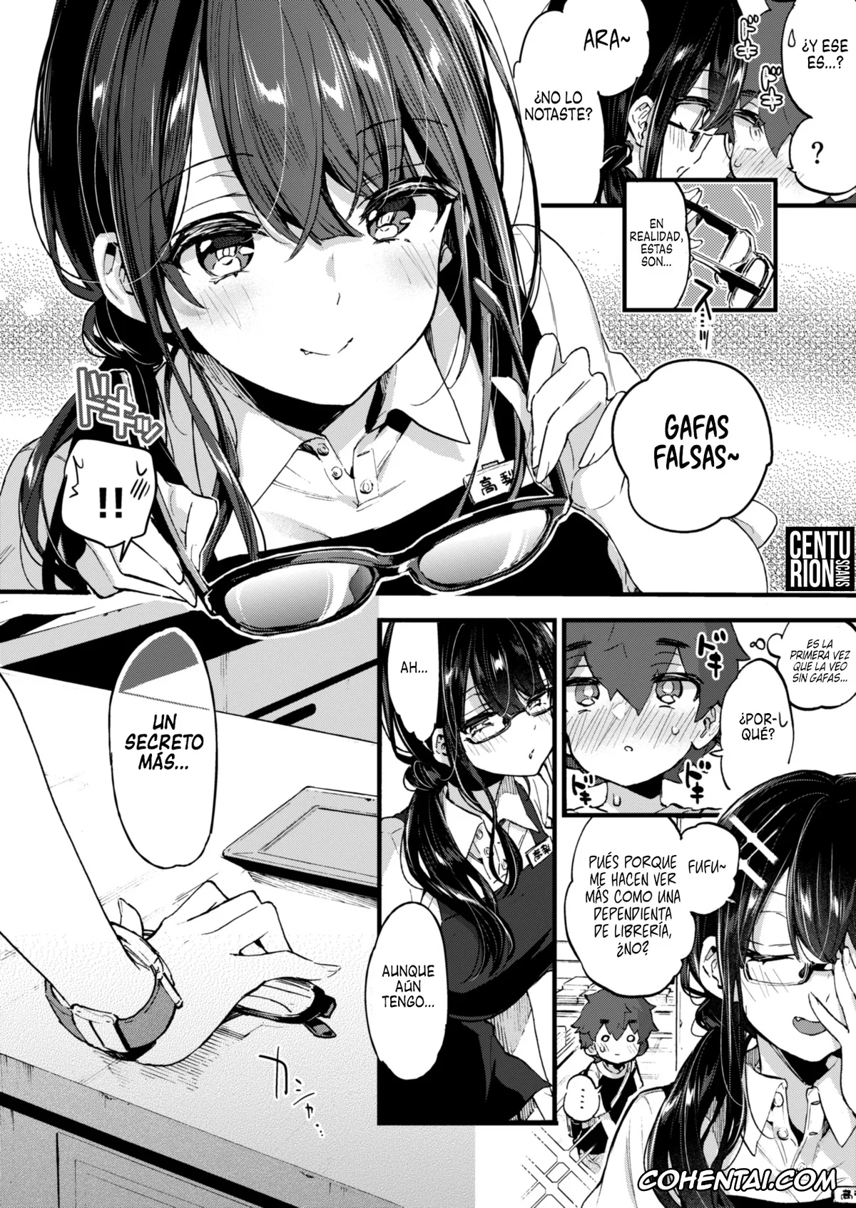 Original hentai, Boku to Shoten no Onee-san, pagina 9
