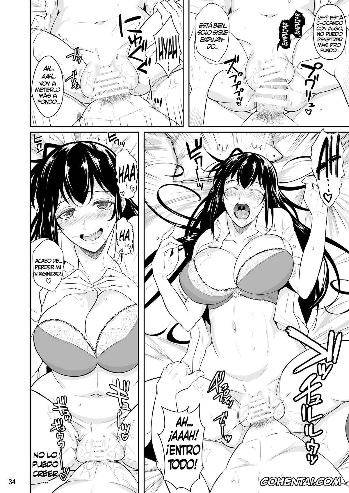 Original porno, Sokushitsu x Sokuhame Gakuen, pagina 35