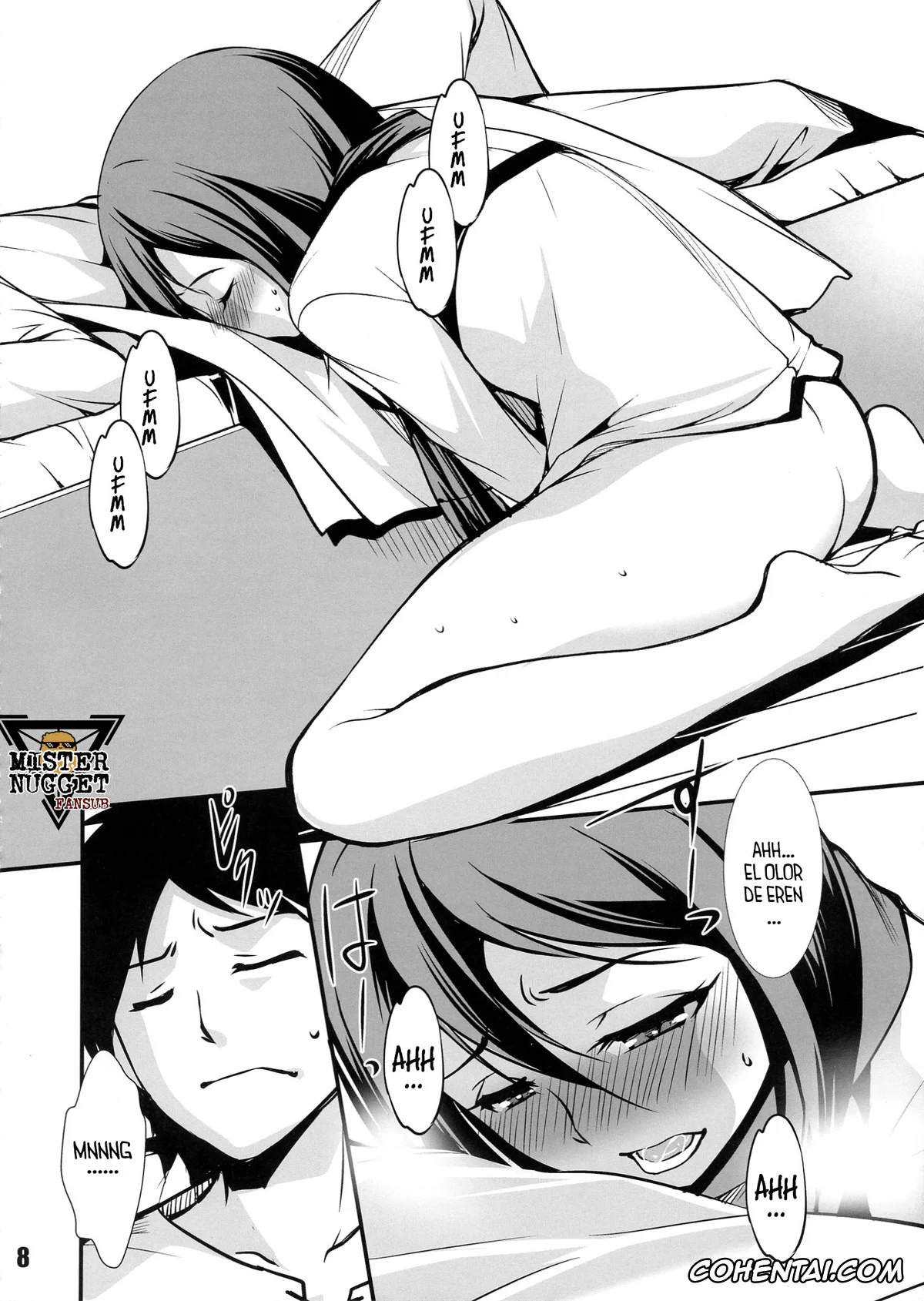 Shingeki No Kyojin | Attack On Titan porno, Eren Jaeger porno, Mikasa Ackerman porno, Shingeki no… (Shuukan Nikubanare San) (Shingeki no Kyojin), pagina 8