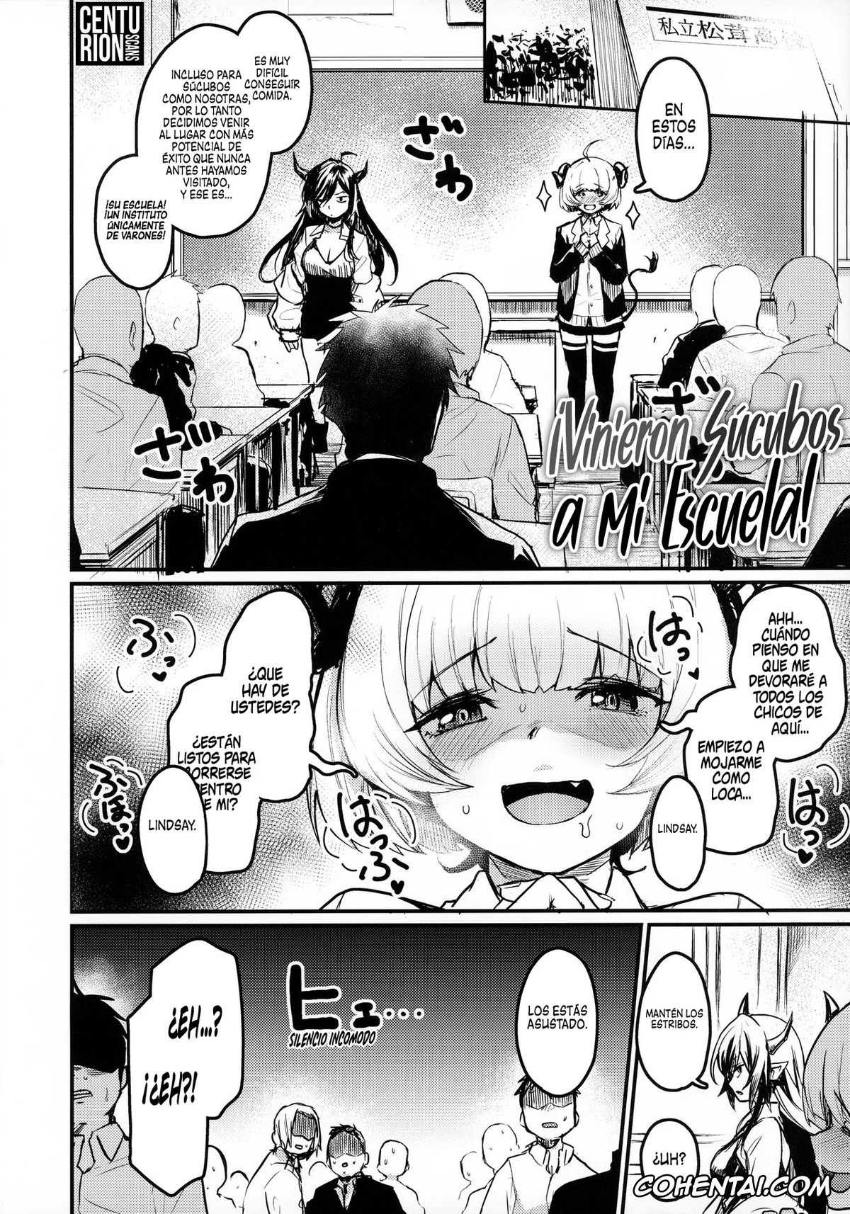 Original hentai, Gakkou ni Succubus ga Kita!, pagina 3