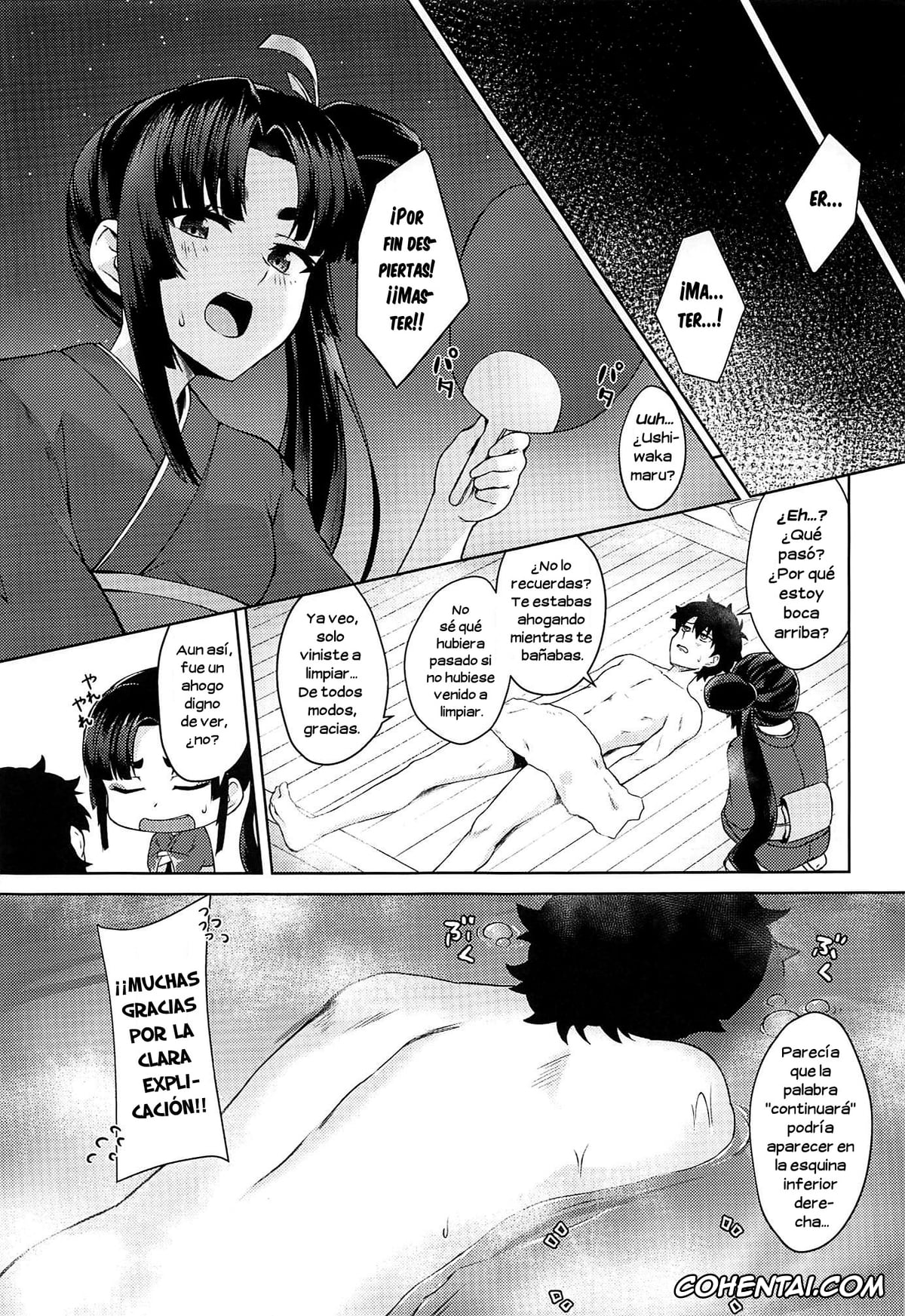 Fate/Grand Order porno, Gudao | Ritsuka Fujimaru porno, Ushiwakamaru porno, Ushiwaka-tei + C97 Ayashii Bochi Kaijou Gentei Omake Paper (Fate/Grand Order), pagina 5
