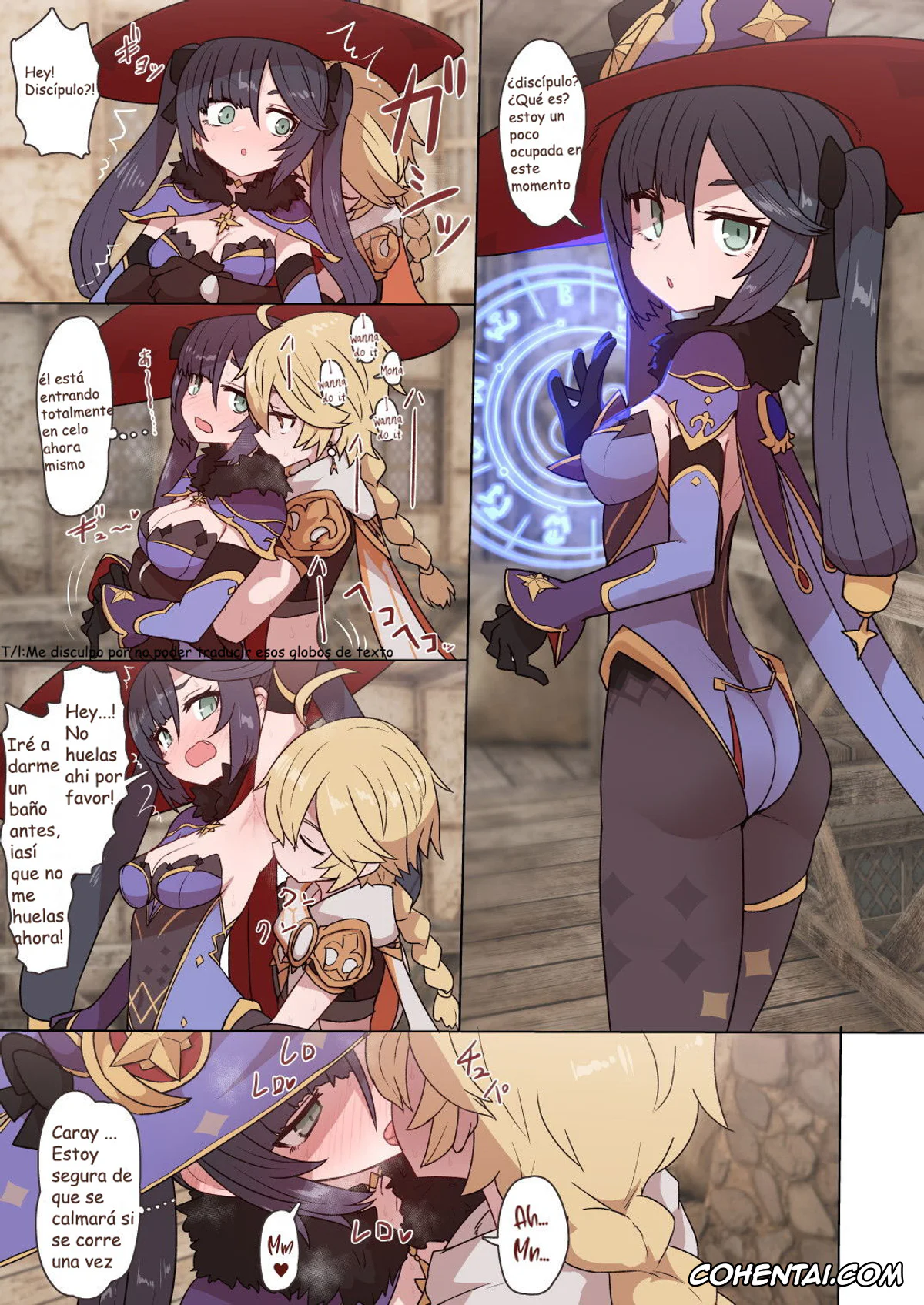 Genshin Impact xxx, Aether xxx, Mona Megistus xxx, Mona-chan Ecchi (Genshin Impact), pagina 1