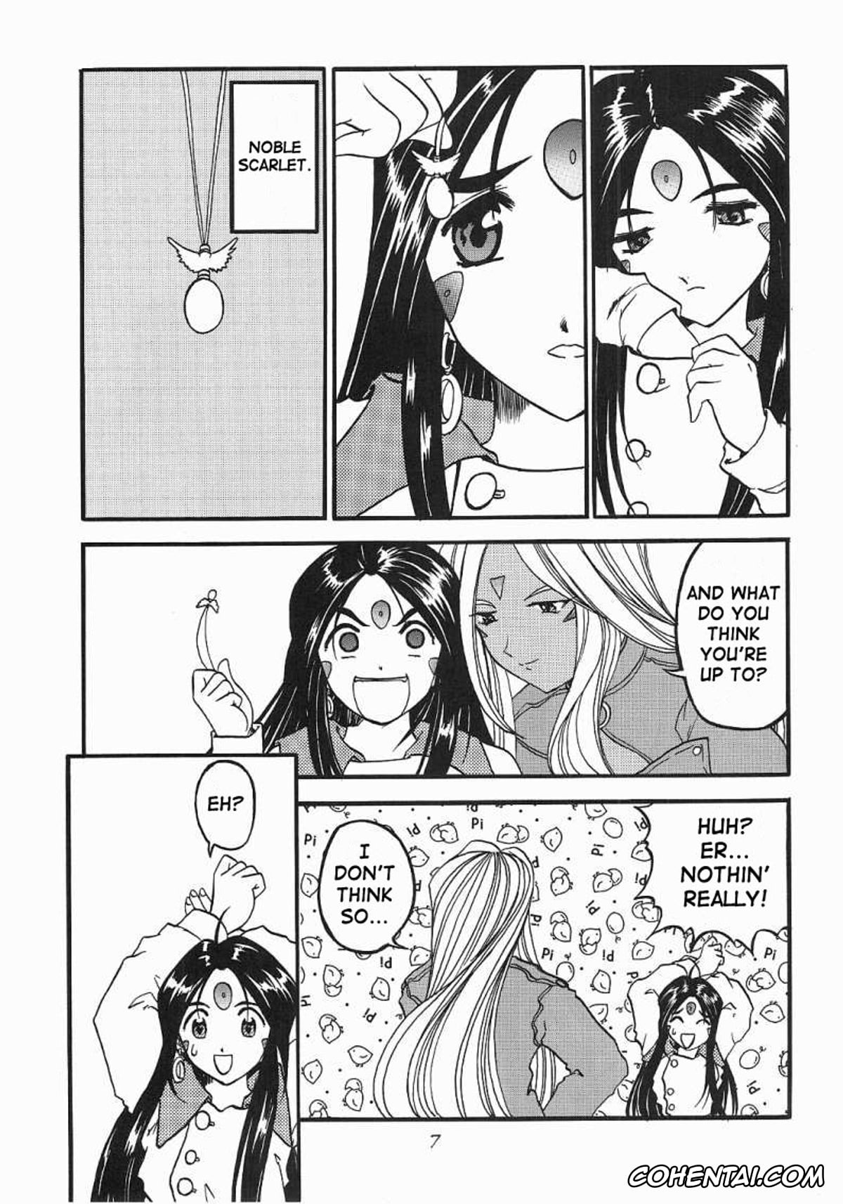 Ah My Goddess | Aa Megami-sama hentai, Belldandy hentai, Peorth hentai, Urd hentai, Ah! Megamigui-sama! (Ah! My Goddess), pagina 6