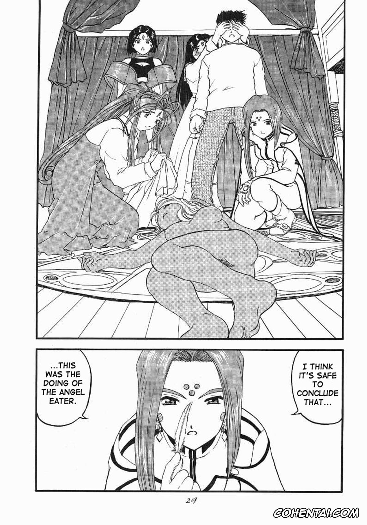 Ah My Goddess | Aa Megami-sama xxx, Belldandy xxx, Peorth xxx, Urd xxx, Ah! Megamigui-sama! (Ah! My Goddess), pagina 28