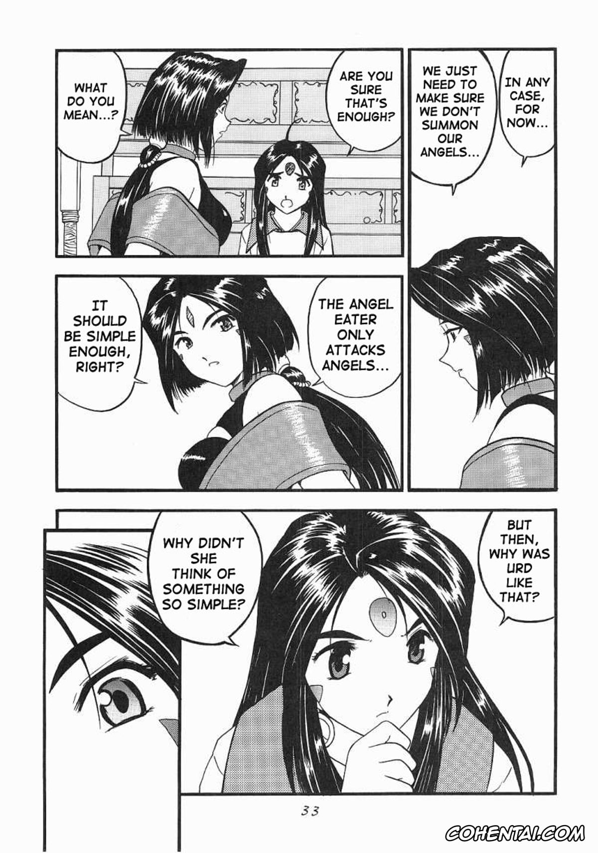 Ah My Goddess | Aa Megami-sama porno, Belldandy porno, Peorth porno, Urd porno, Ah! Megamigui-sama! (Ah! My Goddess), pagina 32
