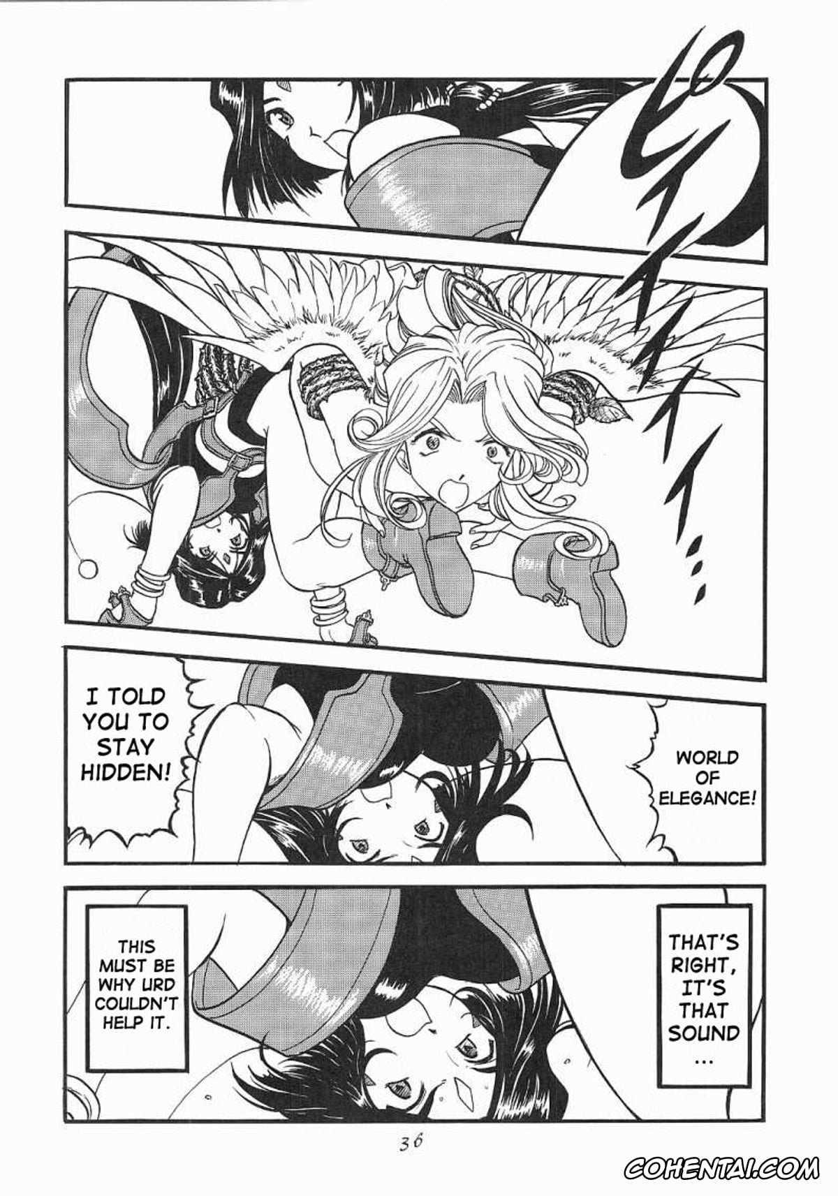 Ah My Goddess | Aa Megami-sama porno, Belldandy porno, Peorth porno, Urd porno, Ah! Megamigui-sama! (Ah! My Goddess), pagina 35