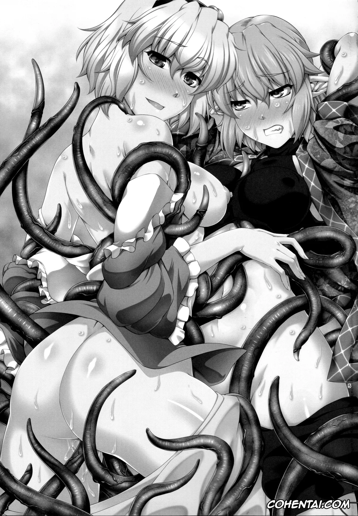 Touhou Project xxx, Parsee Mizuhashi xxx, Satori Komeiji xxx, SatoPar Tentacle – Satori x Parsee And Tentacle (Touhou Project), pagina 4