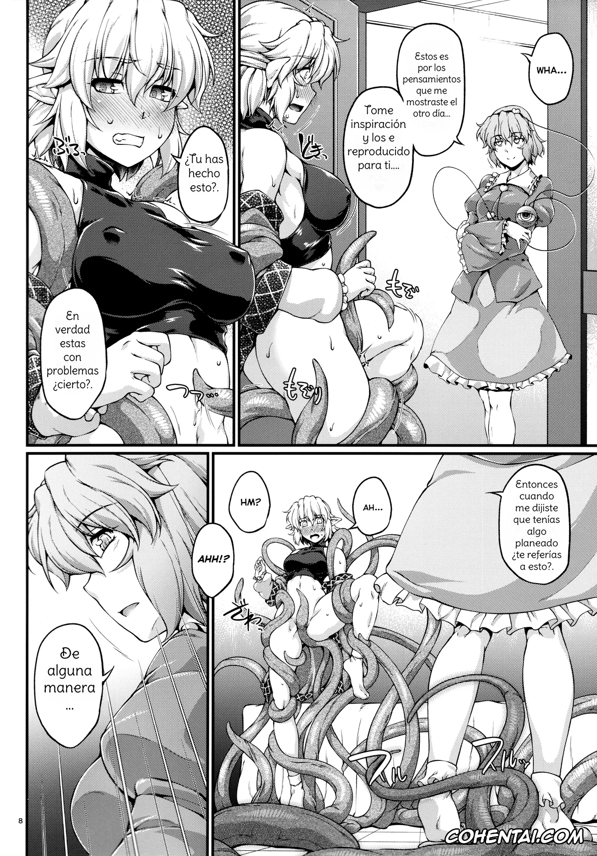 Touhou Project xxx, Parsee Mizuhashi xxx, Satori Komeiji xxx, SatoPar Tentacle – Satori x Parsee And Tentacle (Touhou Project), pagina 7