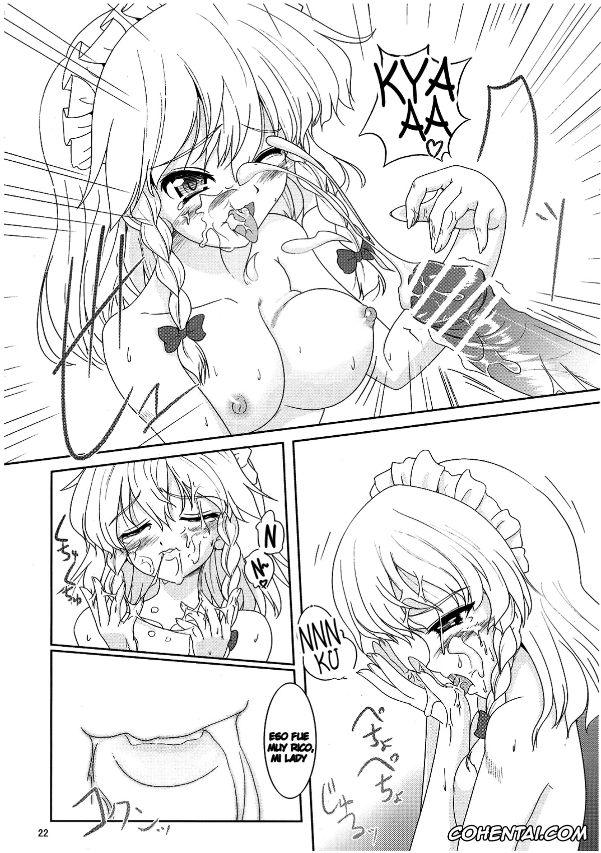 Touhou Project hentai, Remilia Scarlet hentai, Sakuya Izayoi hentai, Maid or Dog (Touhou Project), pagina 21