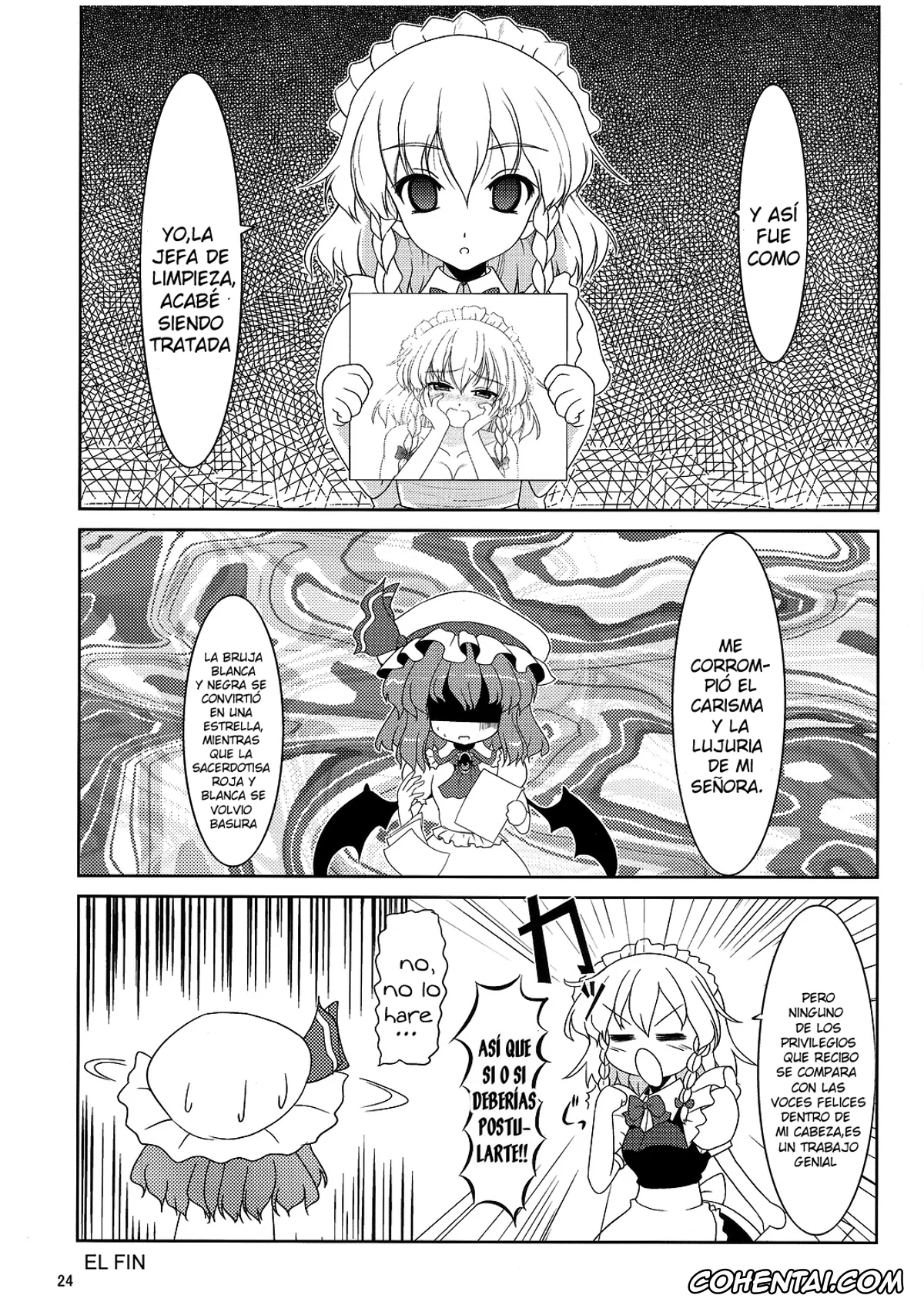 Touhou Project porno, Remilia Scarlet porno, Sakuya Izayoi porno, Maid or Dog (Touhou Project), pagina 23
