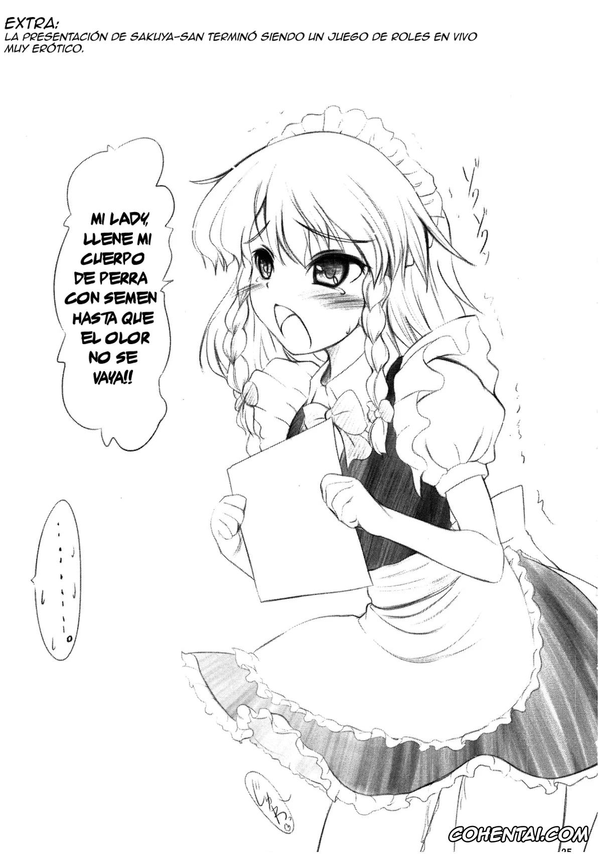 Touhou Project hentai, Remilia Scarlet hentai, Sakuya Izayoi hentai, Maid or Dog (Touhou Project), pagina 24
