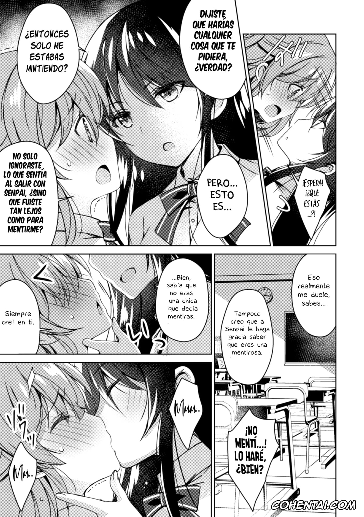 Revistas hentai, 2D Comic Magazine hentai, Zutto Suki Dattanda kara Mechakucha ni Shite mo iiyone? (2D Comic Magazine NTR Les Kanojo ga Kanojo o Netottara Vol. 1), pagina 3