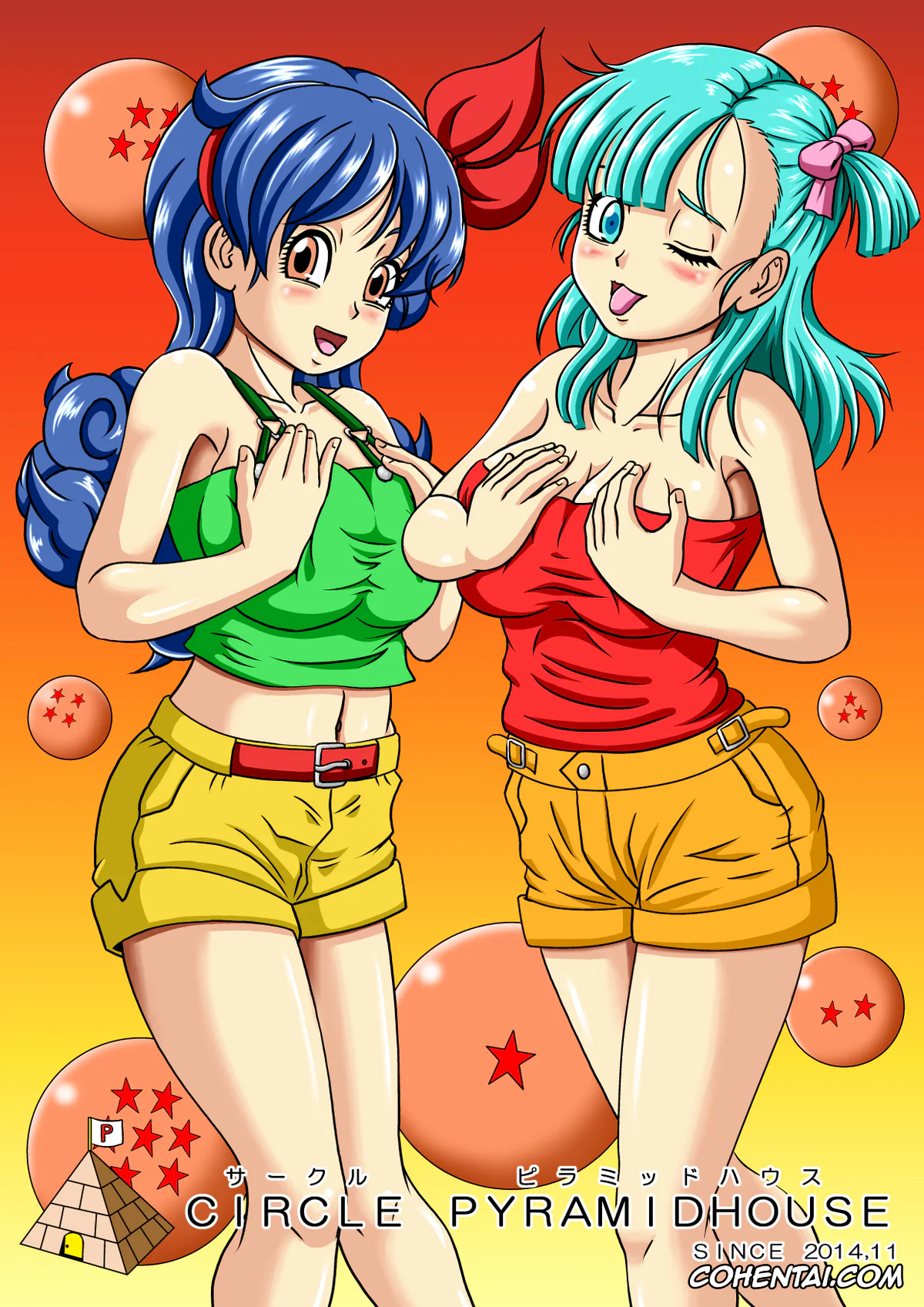 Dragon Ball xxx, Bulma Briefs xxx, krillin xxx, Lunch xxx, Master Roshi xxx, Yamcha xxx, Kame Sennin no Bitch Choukyou (Dragon Ball), pagina 37