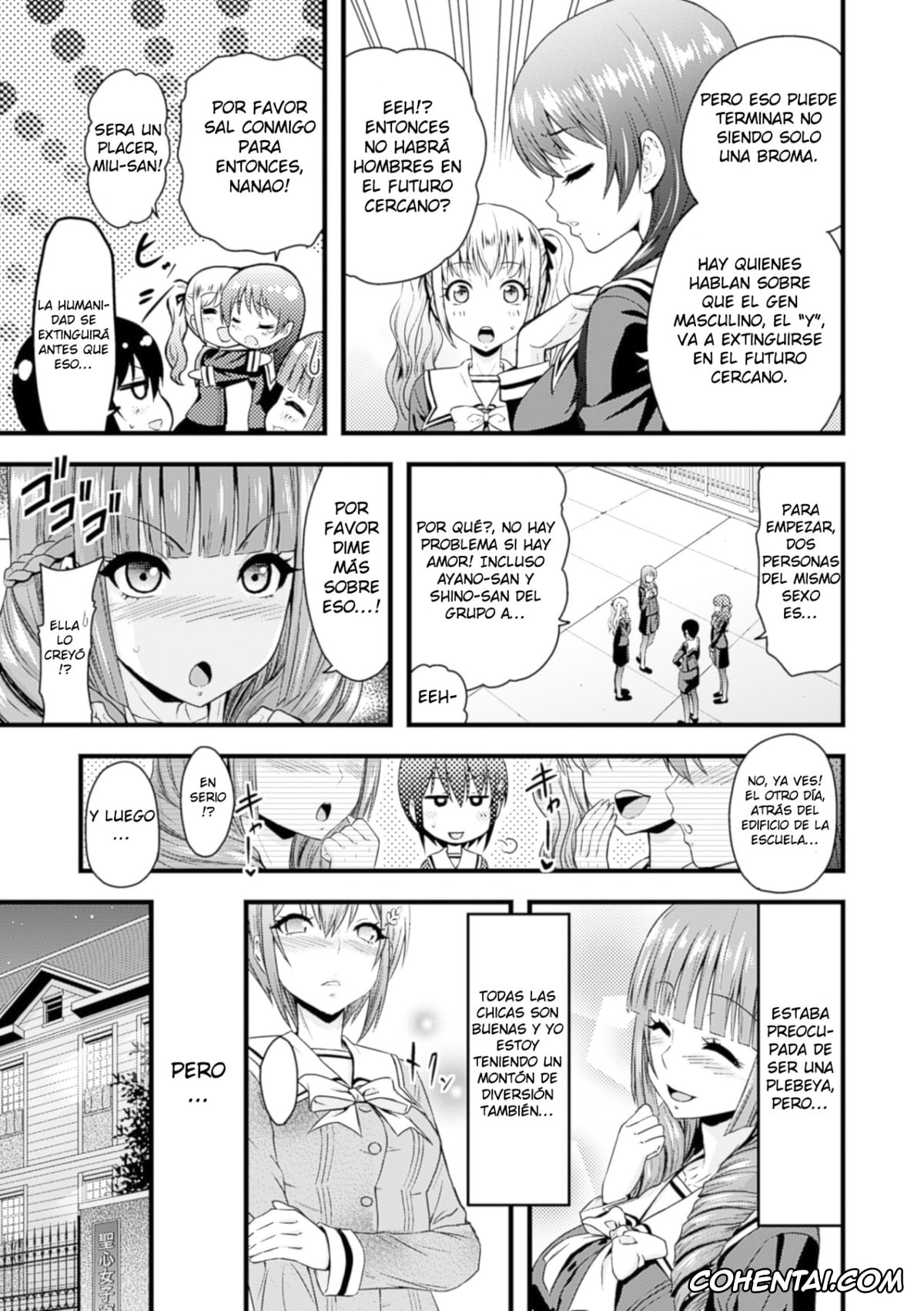 Revistas hentai, 2D Comic Magazine hentai, Eve no Sekai (2D Comic Magazine Yuri Ninshin Vol. 2), pagina 3