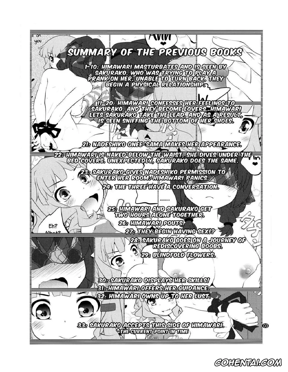 YuruYuri hentai, Himawari Furutani hentai, Sakurako Ohmuro hentai, Himegoto Flowers 10 (YuruYuri), pagina 3