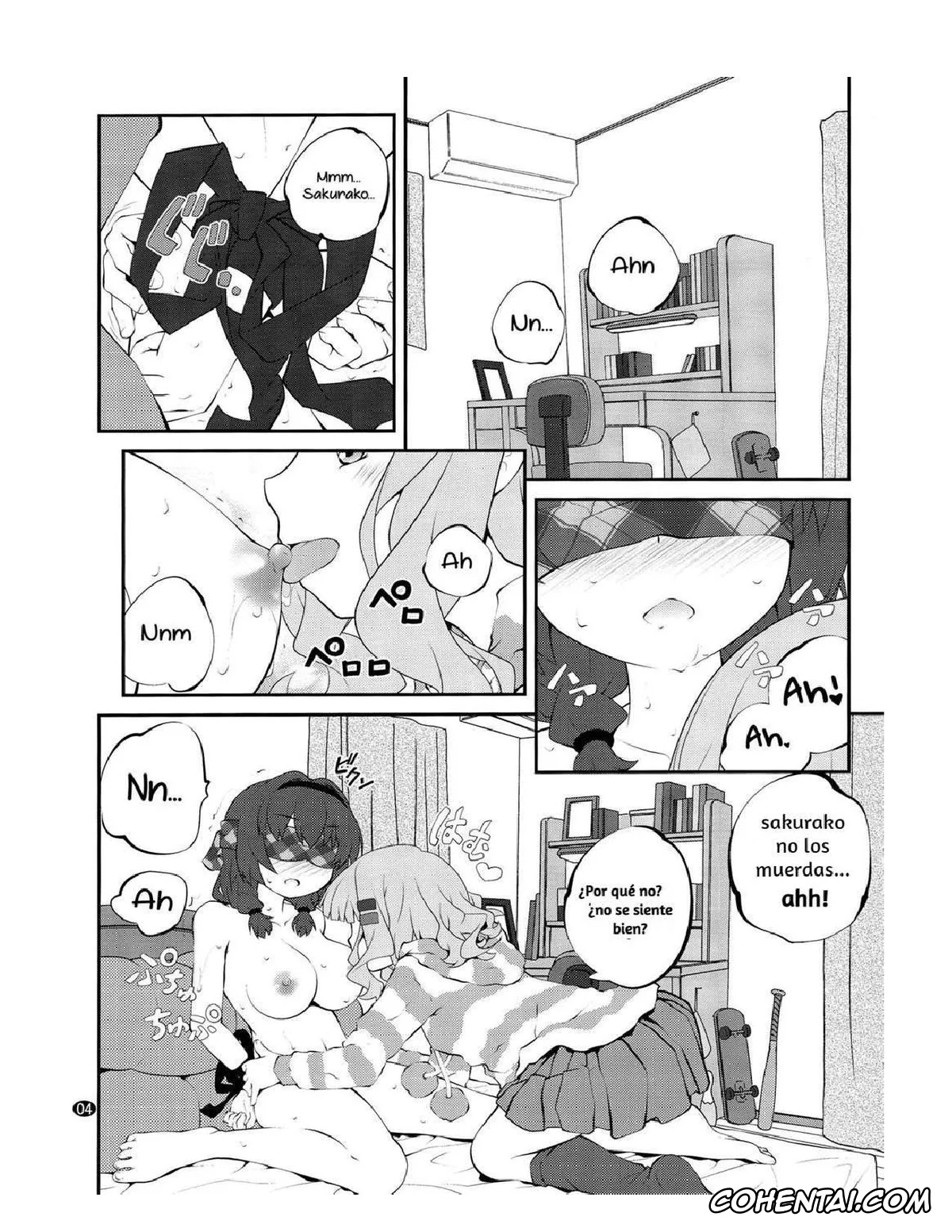 YuruYuri xxx, Himawari Furutani xxx, Sakurako Ohmuro xxx, Himegoto Flowers 10 (YuruYuri), pagina 4