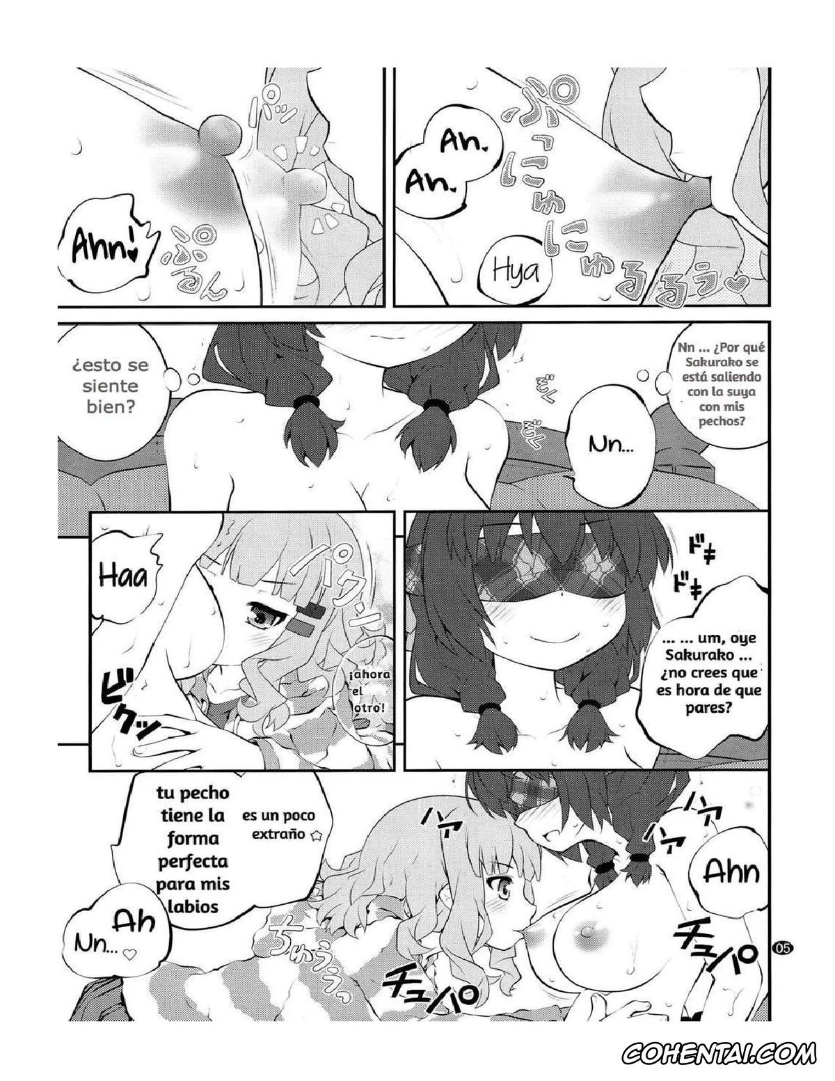 YuruYuri porno, Himawari Furutani porno, Sakurako Ohmuro porno, Himegoto Flowers 10 (YuruYuri), pagina 5