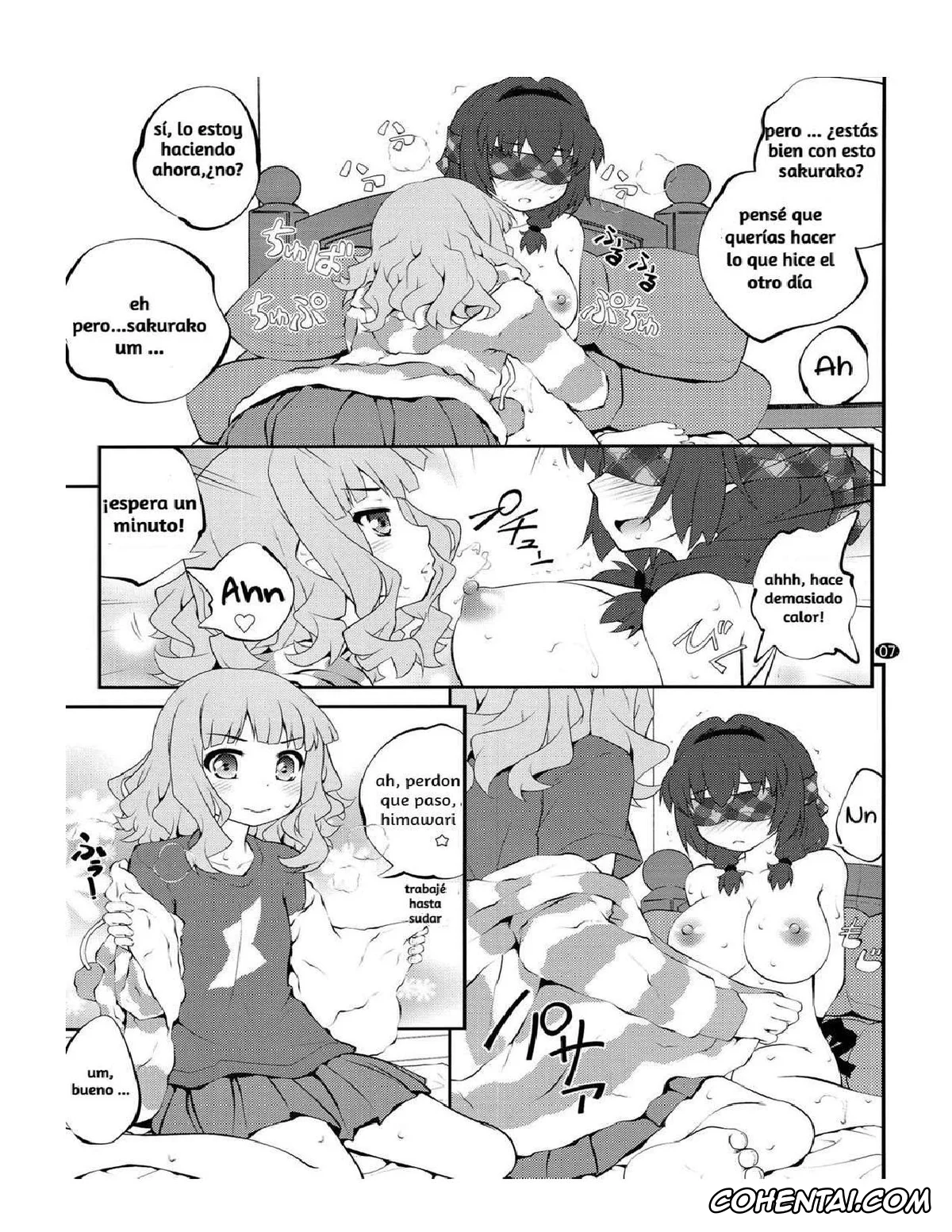 YuruYuri xxx, Himawari Furutani xxx, Sakurako Ohmuro xxx, Himegoto Flowers 10 (YuruYuri), pagina 7