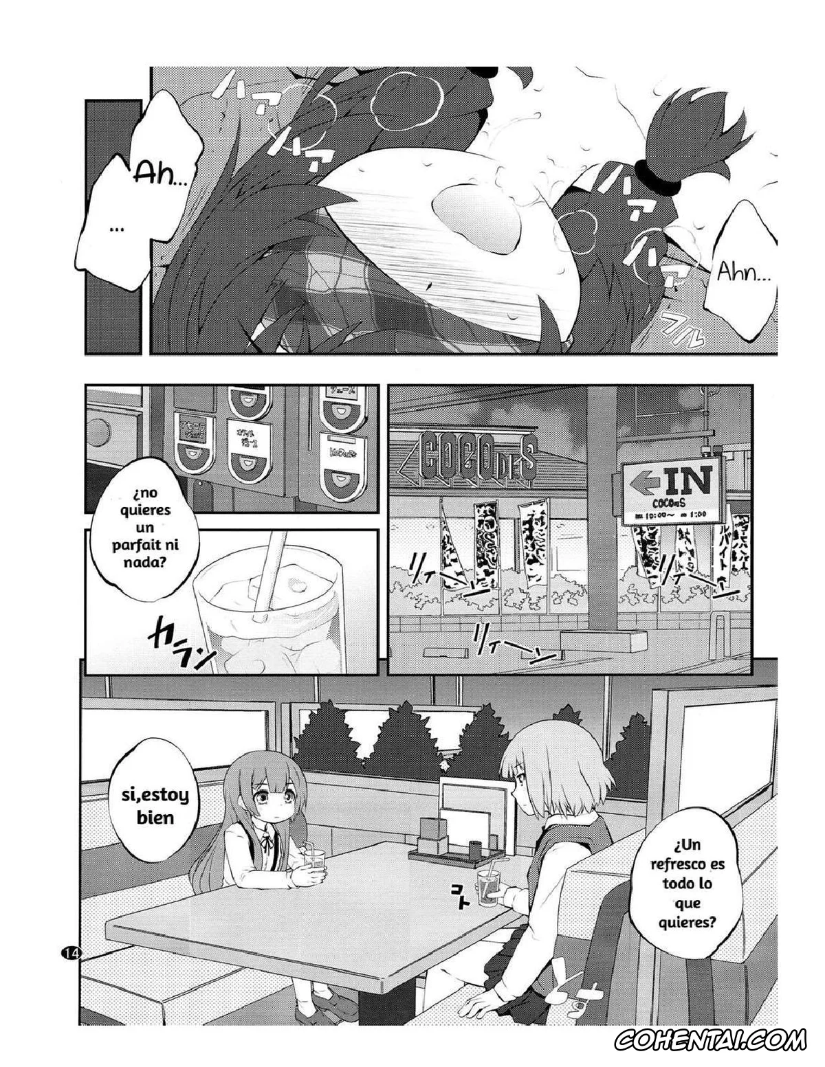 YuruYuri porno, Himawari Furutani porno, Sakurako Ohmuro porno, Himegoto Flowers 10 (YuruYuri), pagina 14