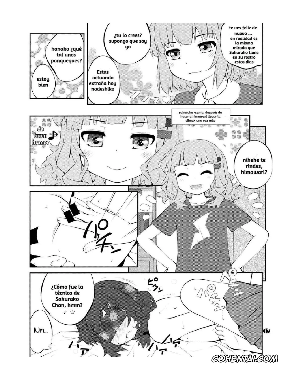 YuruYuri porno, Himawari Furutani porno, Sakurako Ohmuro porno, Himegoto Flowers 10 (YuruYuri), pagina 17