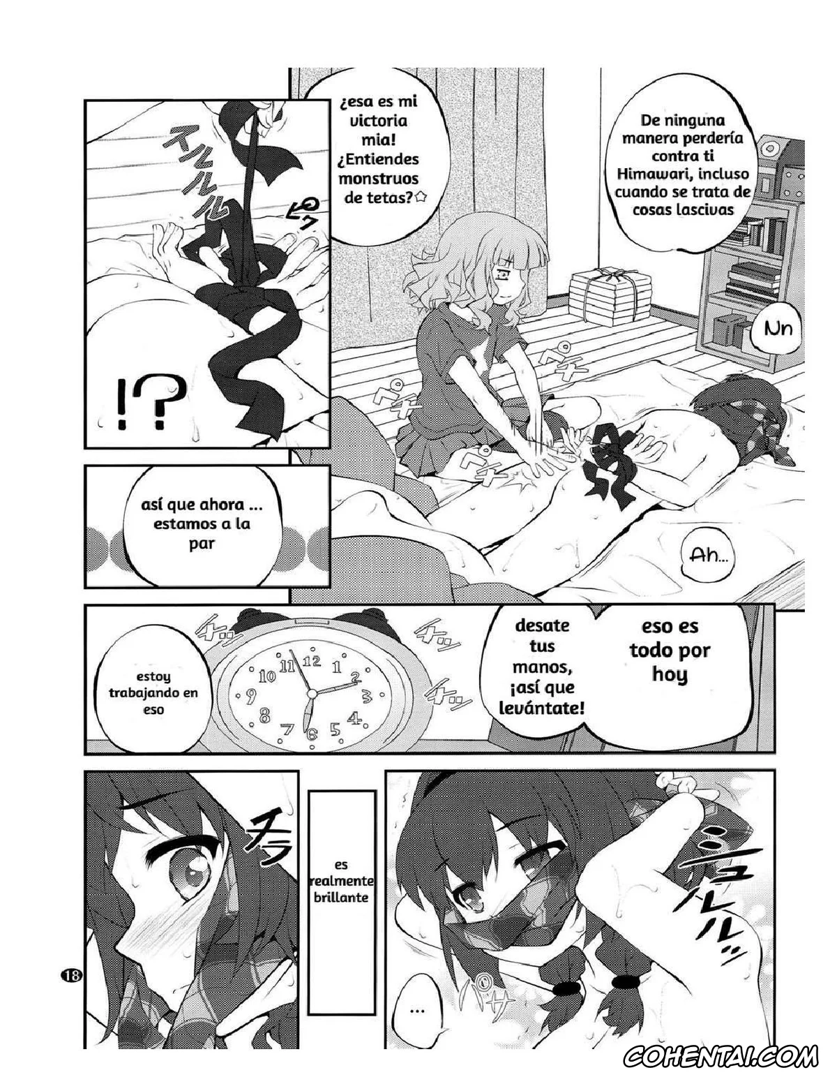 YuruYuri hentai, Himawari Furutani hentai, Sakurako Ohmuro hentai, Himegoto Flowers 10 (YuruYuri), pagina 18