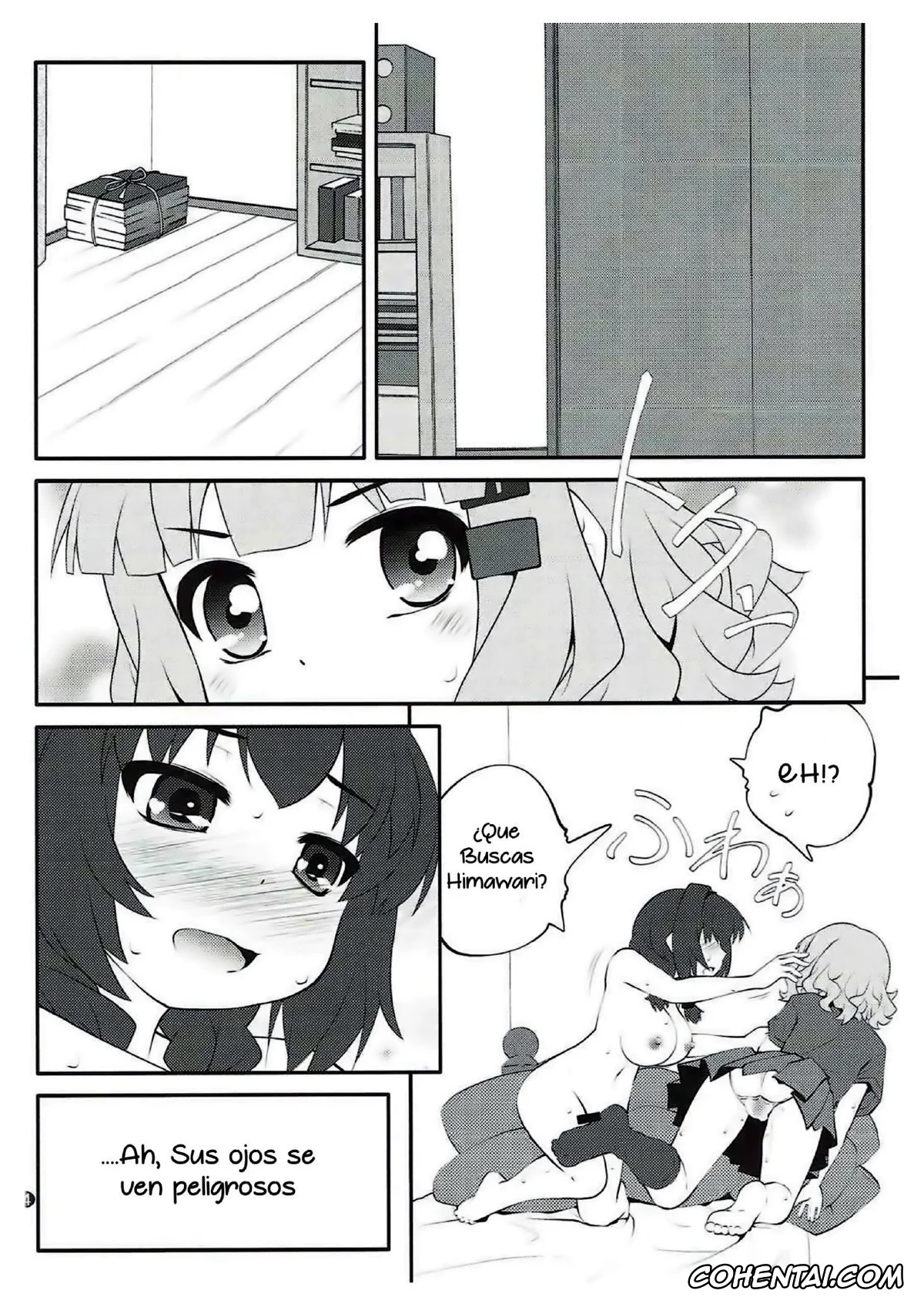 YuruYuri hentai, Himawari Furutani hentai, Sakurako Ohmuro hentai, Himegoto Flowers 11 (YuruYuri), pagina 3