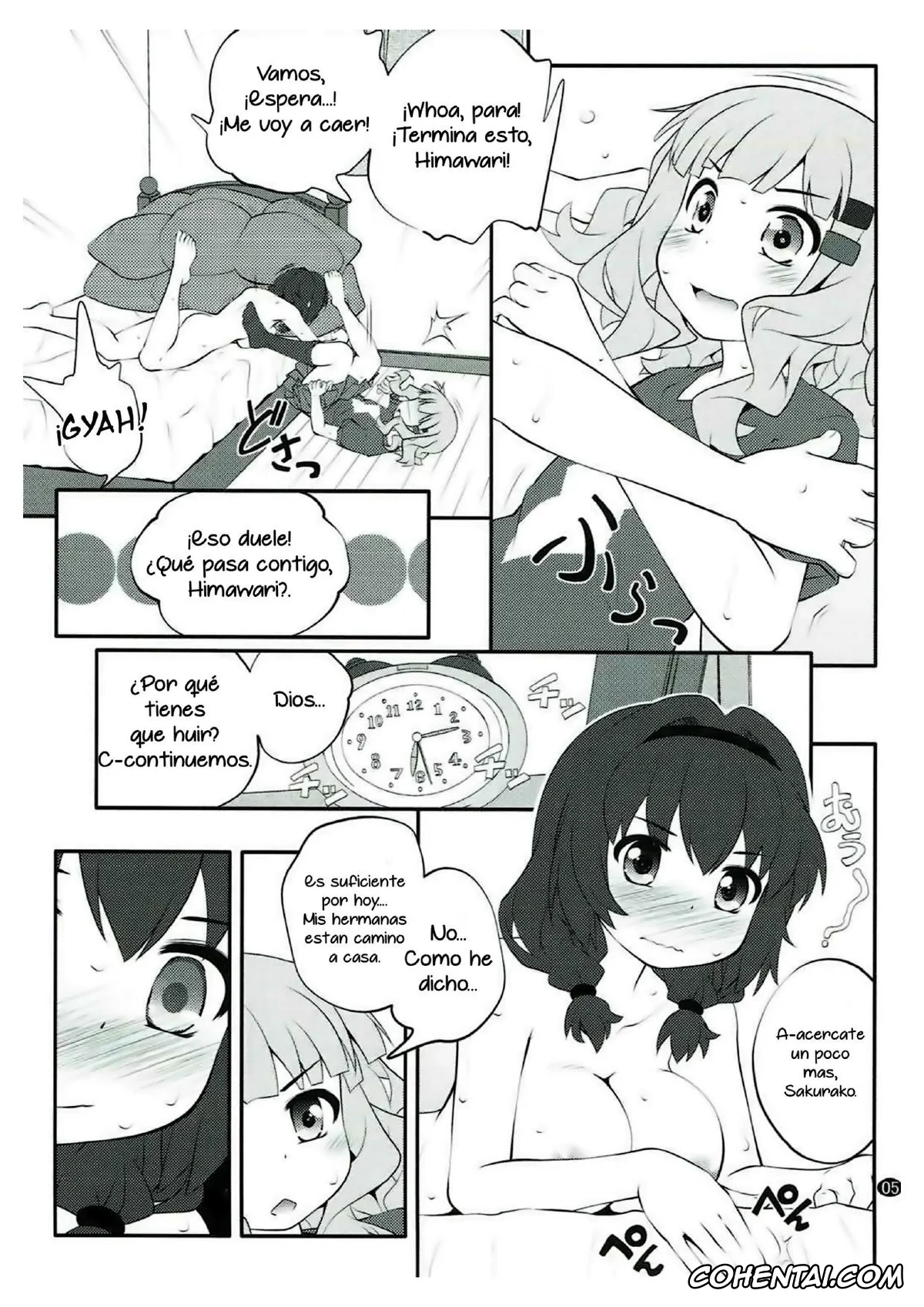 YuruYuri xxx, Himawari Furutani xxx, Sakurako Ohmuro xxx, Himegoto Flowers 11 (YuruYuri), pagina 4