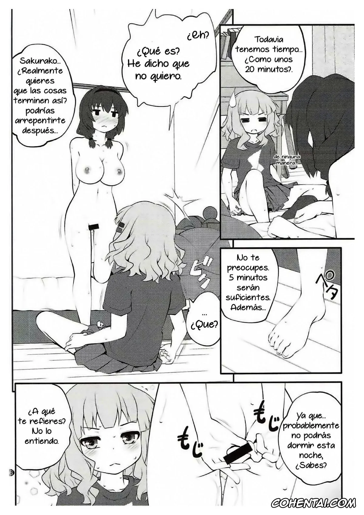 YuruYuri porno, Himawari Furutani porno, Sakurako Ohmuro porno, Himegoto Flowers 11 (YuruYuri), pagina 5