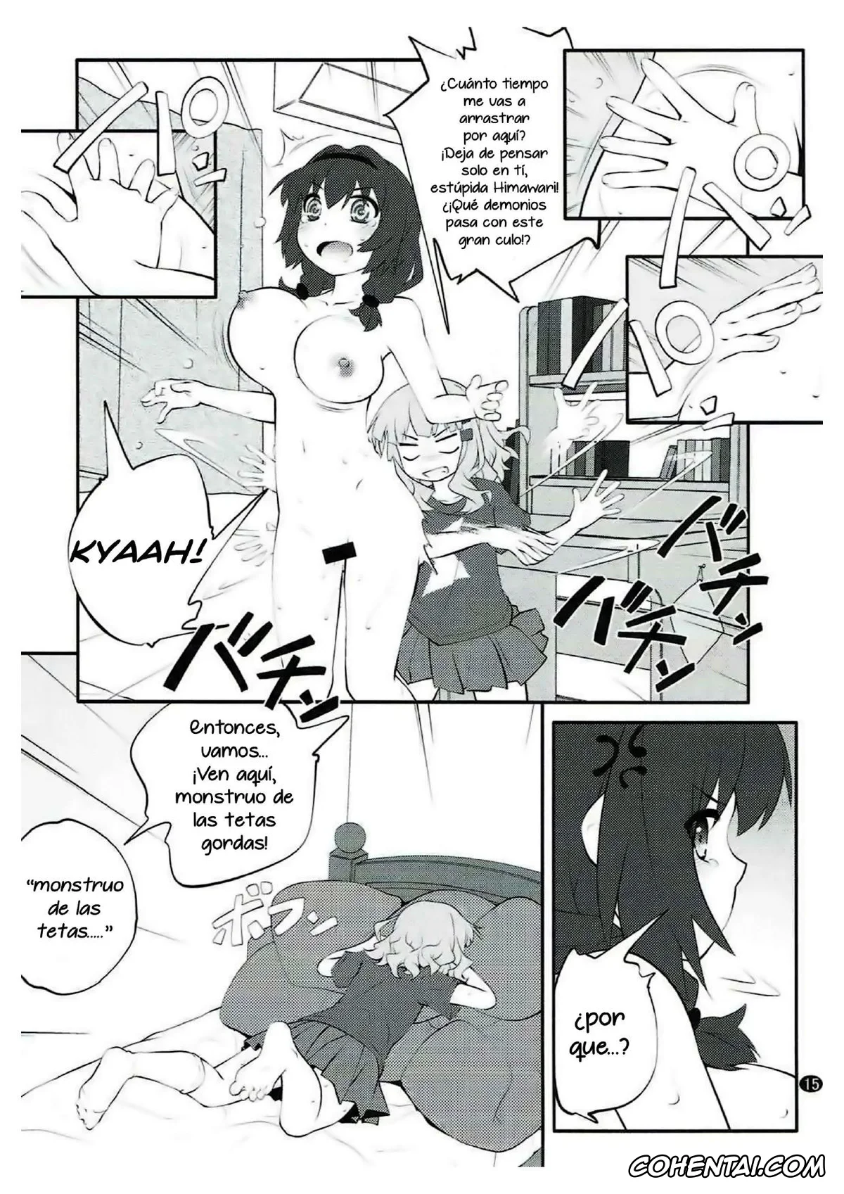 YuruYuri porno, Himawari Furutani porno, Sakurako Ohmuro porno, Himegoto Flowers 11 (YuruYuri), pagina 14
