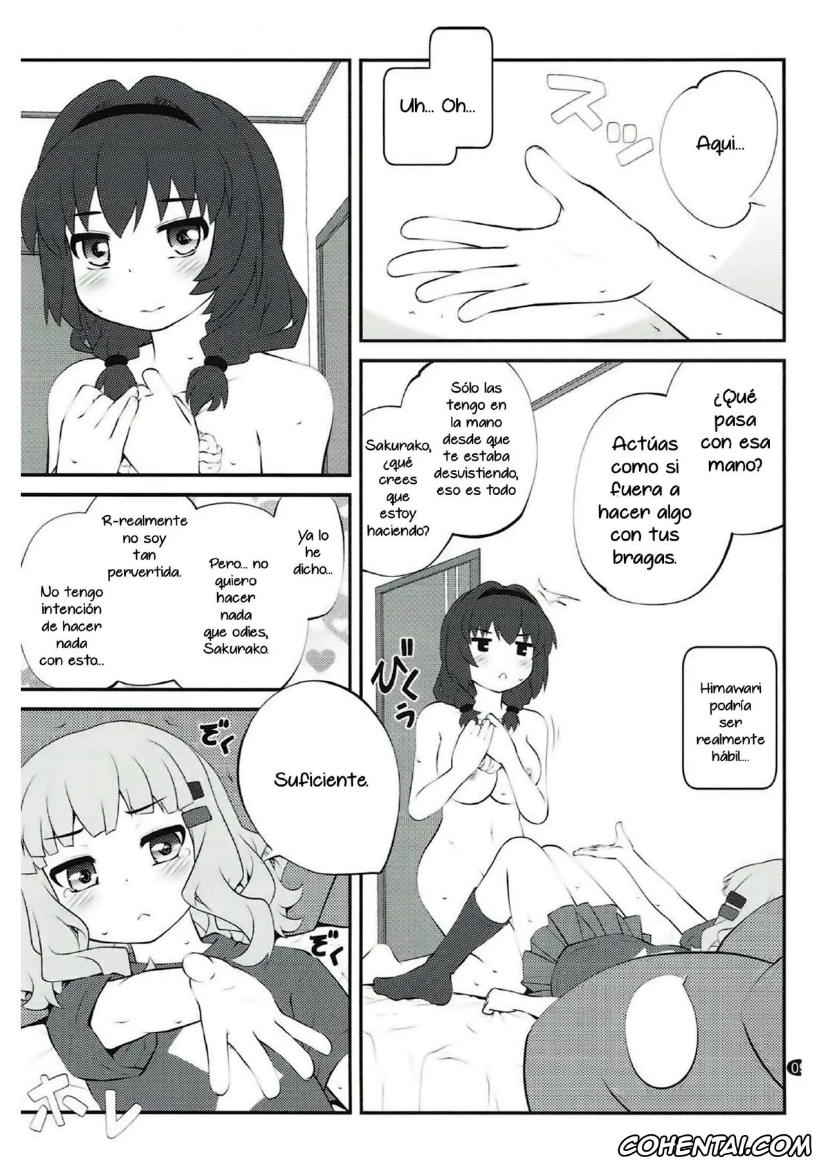 YuruYuri porno, Himawari Furutani porno, Sakurako Ohmuro porno, Himegoto Flowers 12 (YuruYuri), pagina 8