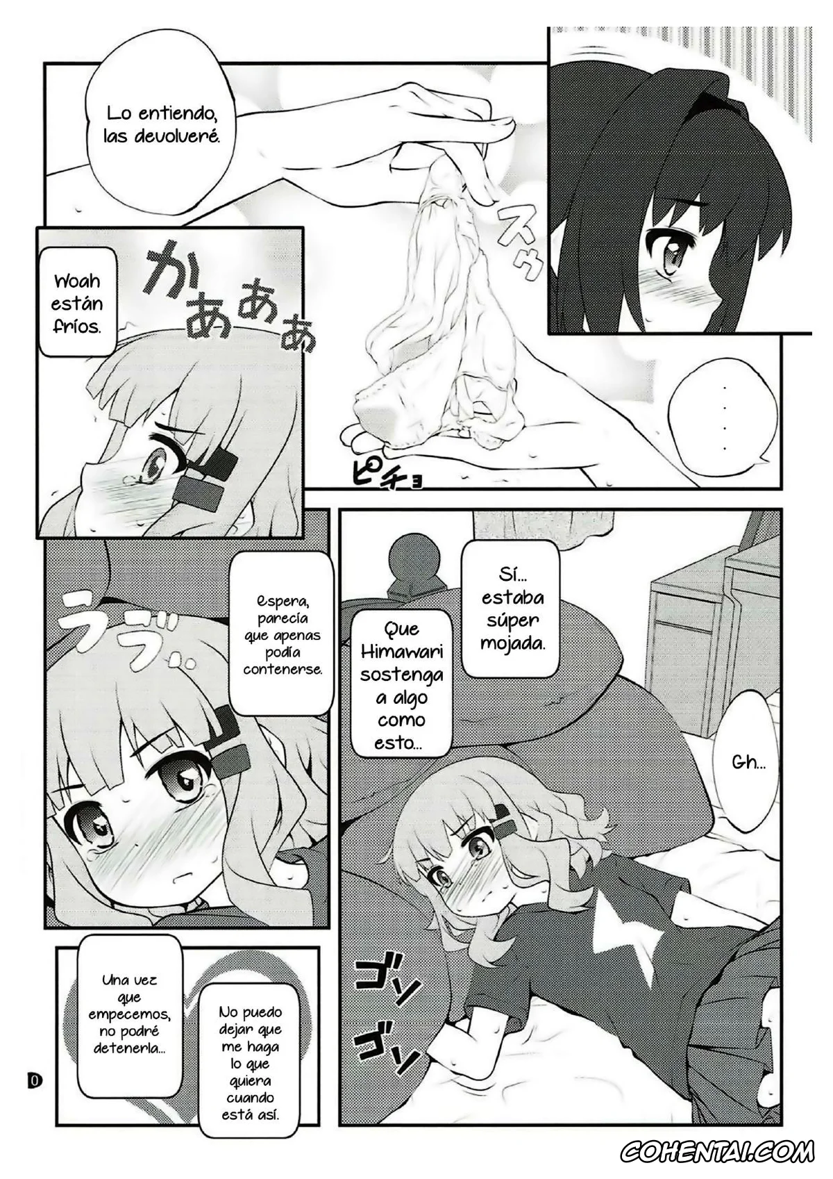 YuruYuri hentai, Himawari Furutani hentai, Sakurako Ohmuro hentai, Himegoto Flowers 12 (YuruYuri), pagina 9