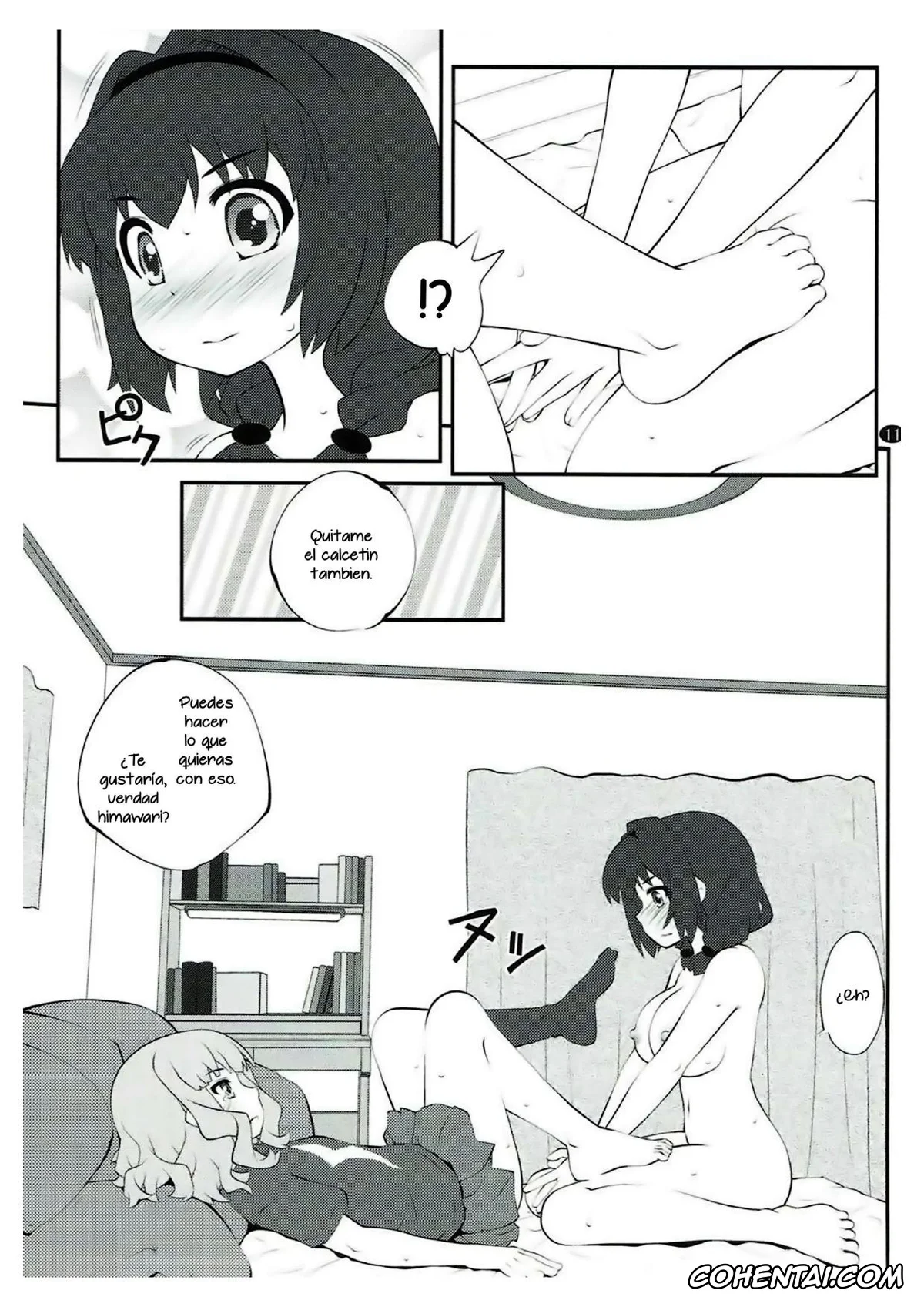 YuruYuri xxx, Himawari Furutani xxx, Sakurako Ohmuro xxx, Himegoto Flowers 12 (YuruYuri), pagina 10