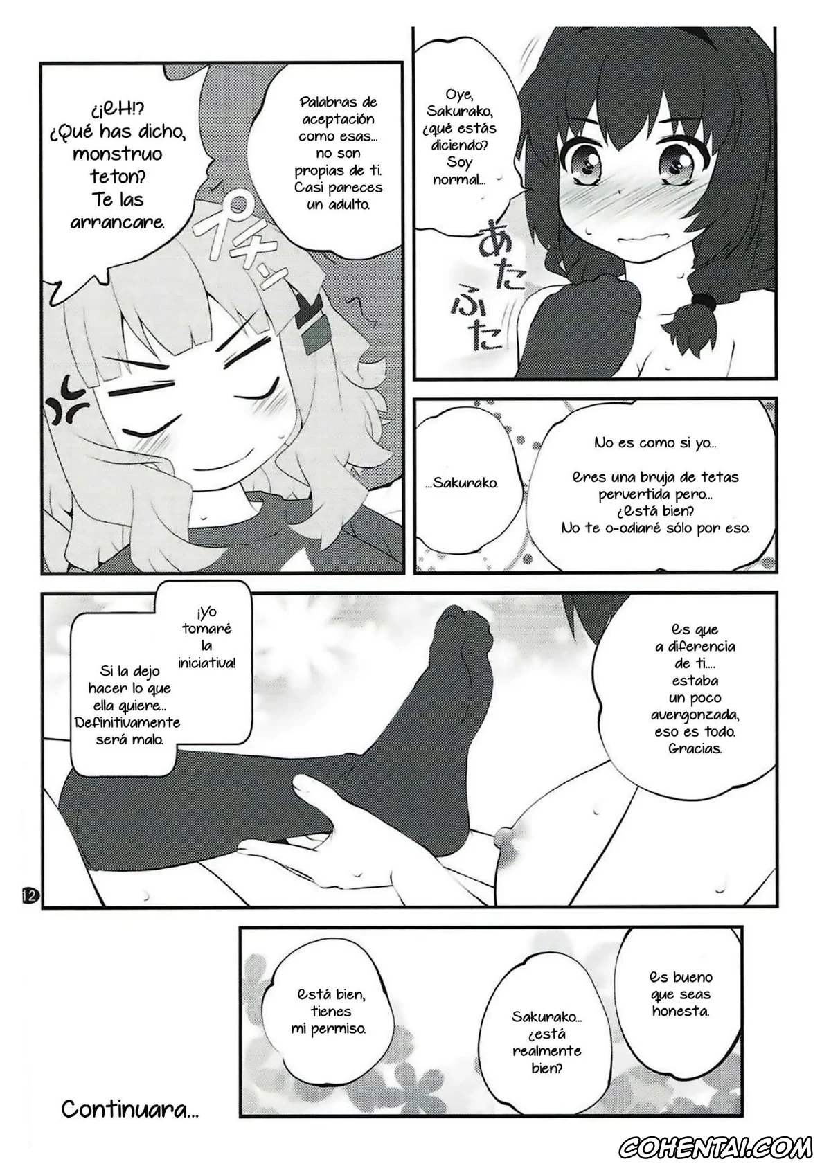 YuruYuri porno, Himawari Furutani porno, Sakurako Ohmuro porno, Himegoto Flowers 12 (YuruYuri), pagina 11