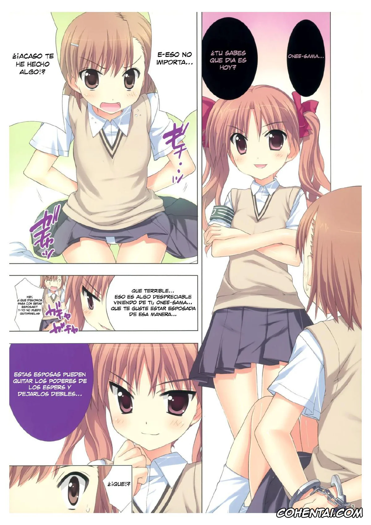 Toaru Project xxx, Kuroko Shirai xxx, Mikoto Misaka xxx, Watakushi no Onee-sama (Toaru Kagaku no Railgun), pagina 4