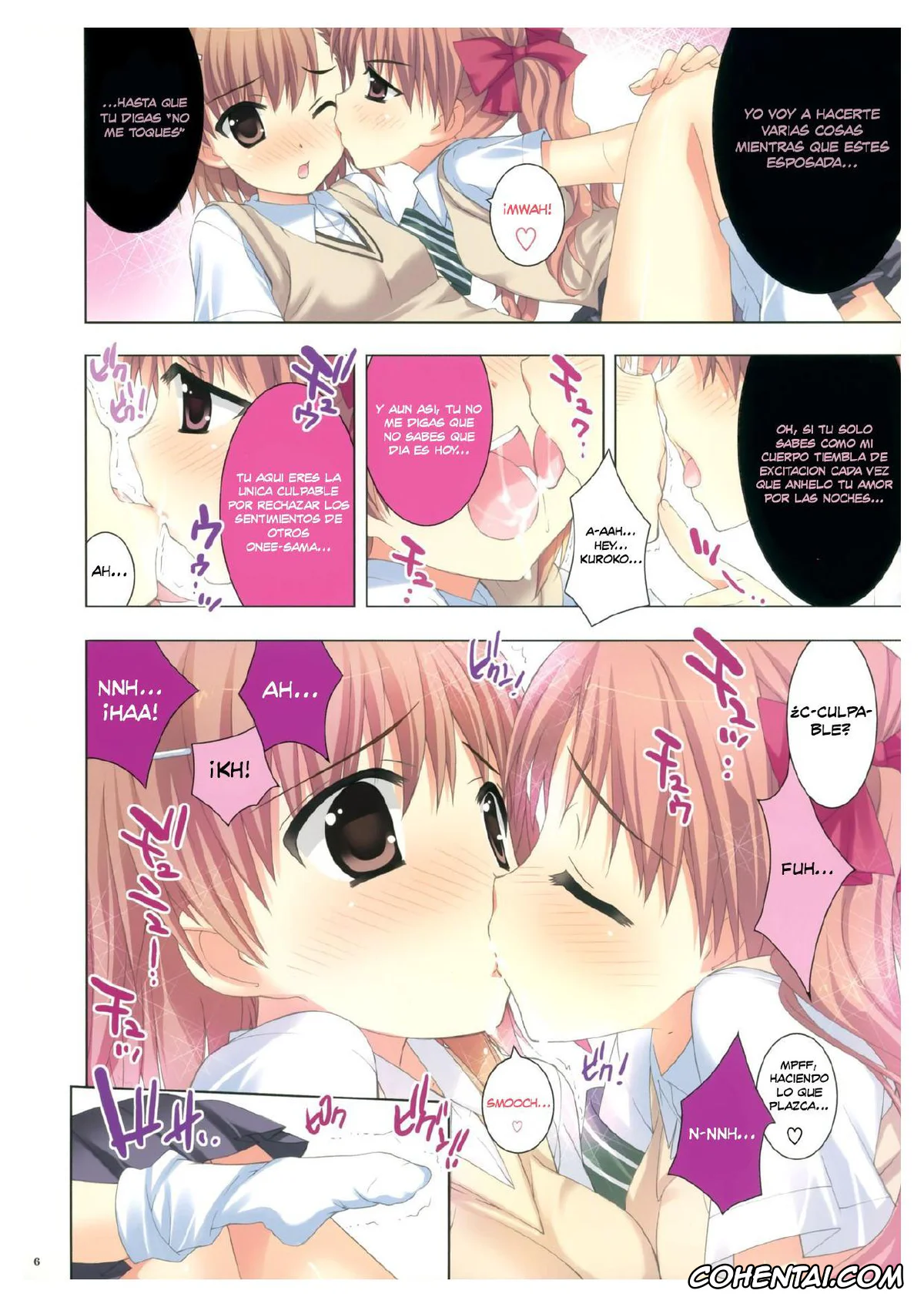 Toaru Project porno, Kuroko Shirai porno, Mikoto Misaka porno, Watakushi no Onee-sama (Toaru Kagaku no Railgun), pagina 5