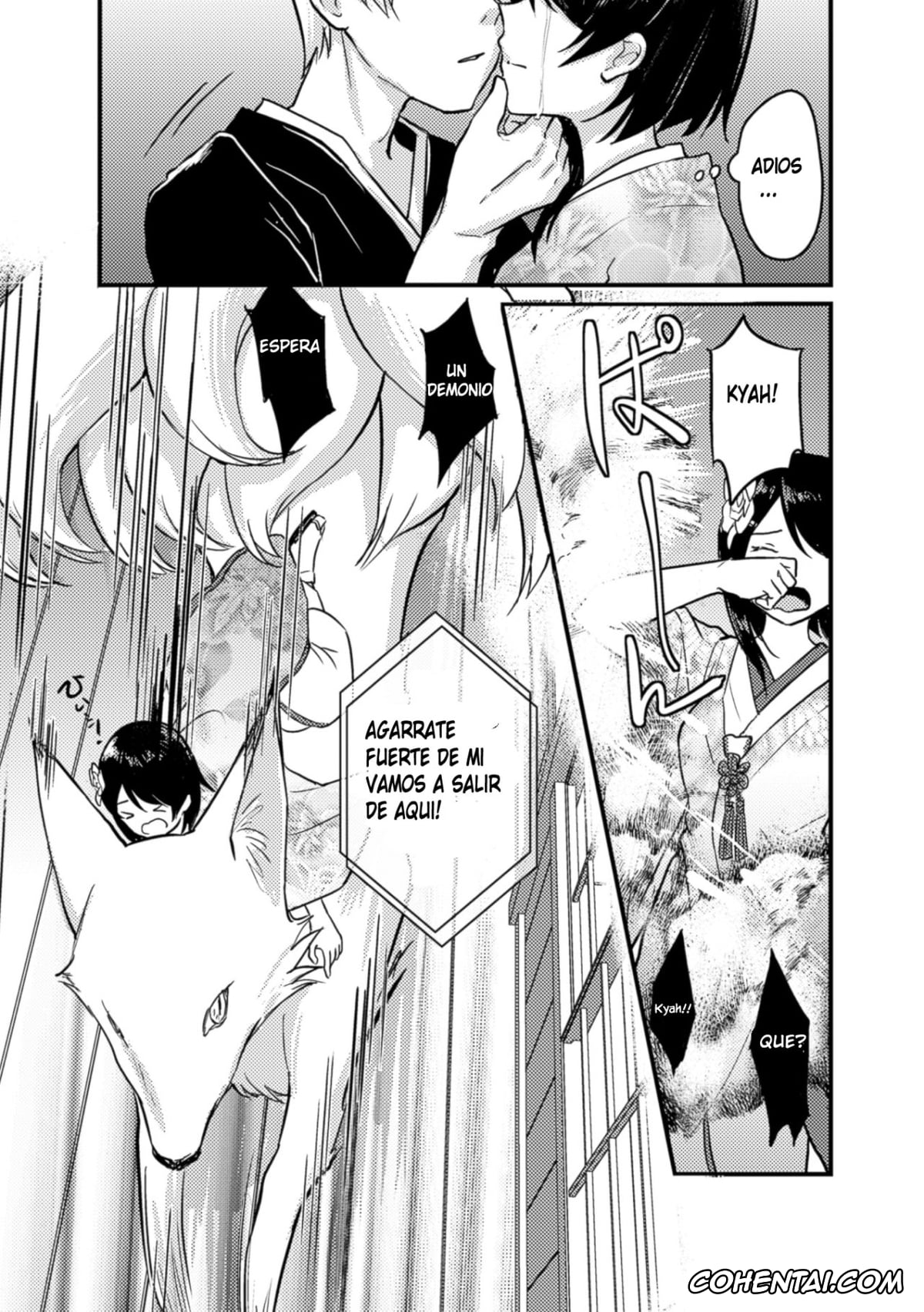Revistas xxx, 2D Comic Magazine xxx, Kitsune no Yomeiri (2D Comic Magazine Yuri Ninshin Vol. 3), pagina 13