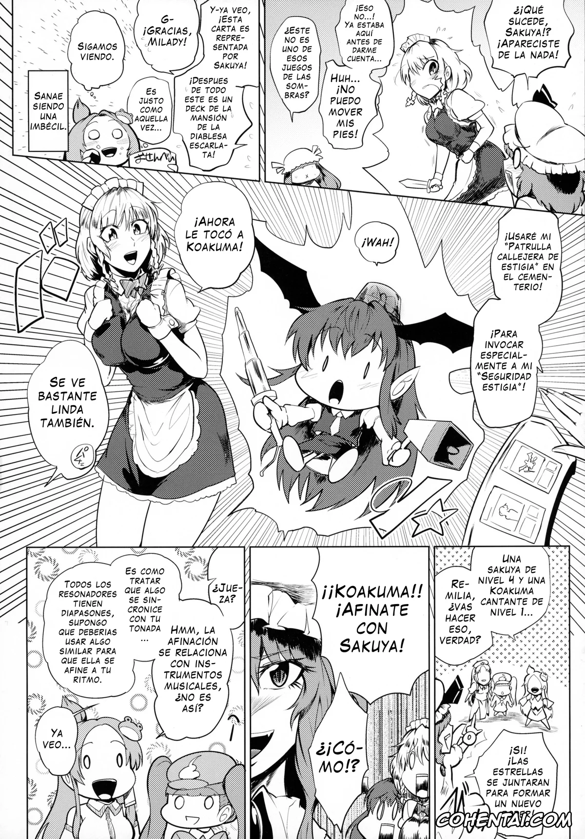 Touhou Project hentai, Patchouli Knowledge hentai, Sakuya Izayoi hentai, Kettou Ingi Ihen – Duelitia Sensation (Touhou Project), pagina 6
