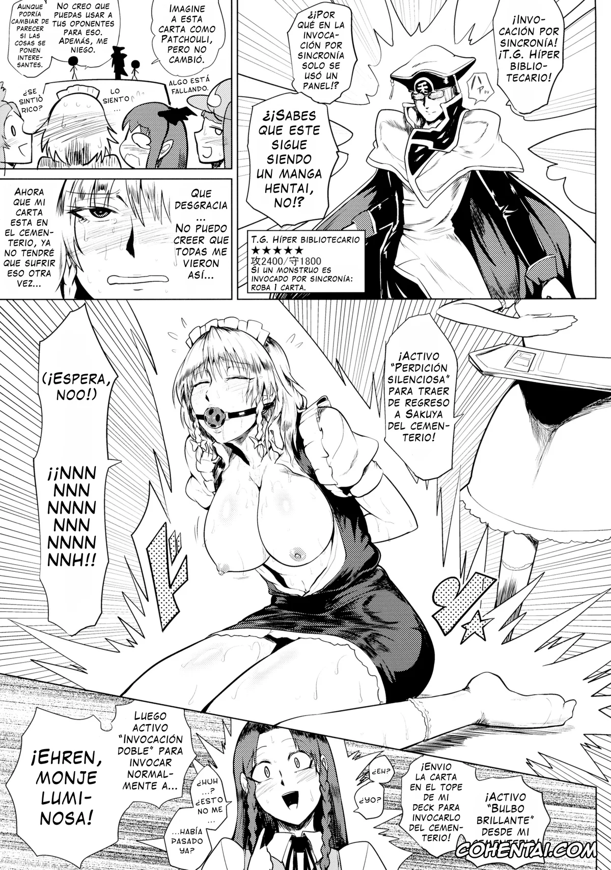 Touhou Project hentai, Patchouli Knowledge hentai, Sakuya Izayoi hentai, Kettou Ingi Ihen – Duelitia Sensation (Touhou Project), pagina 9