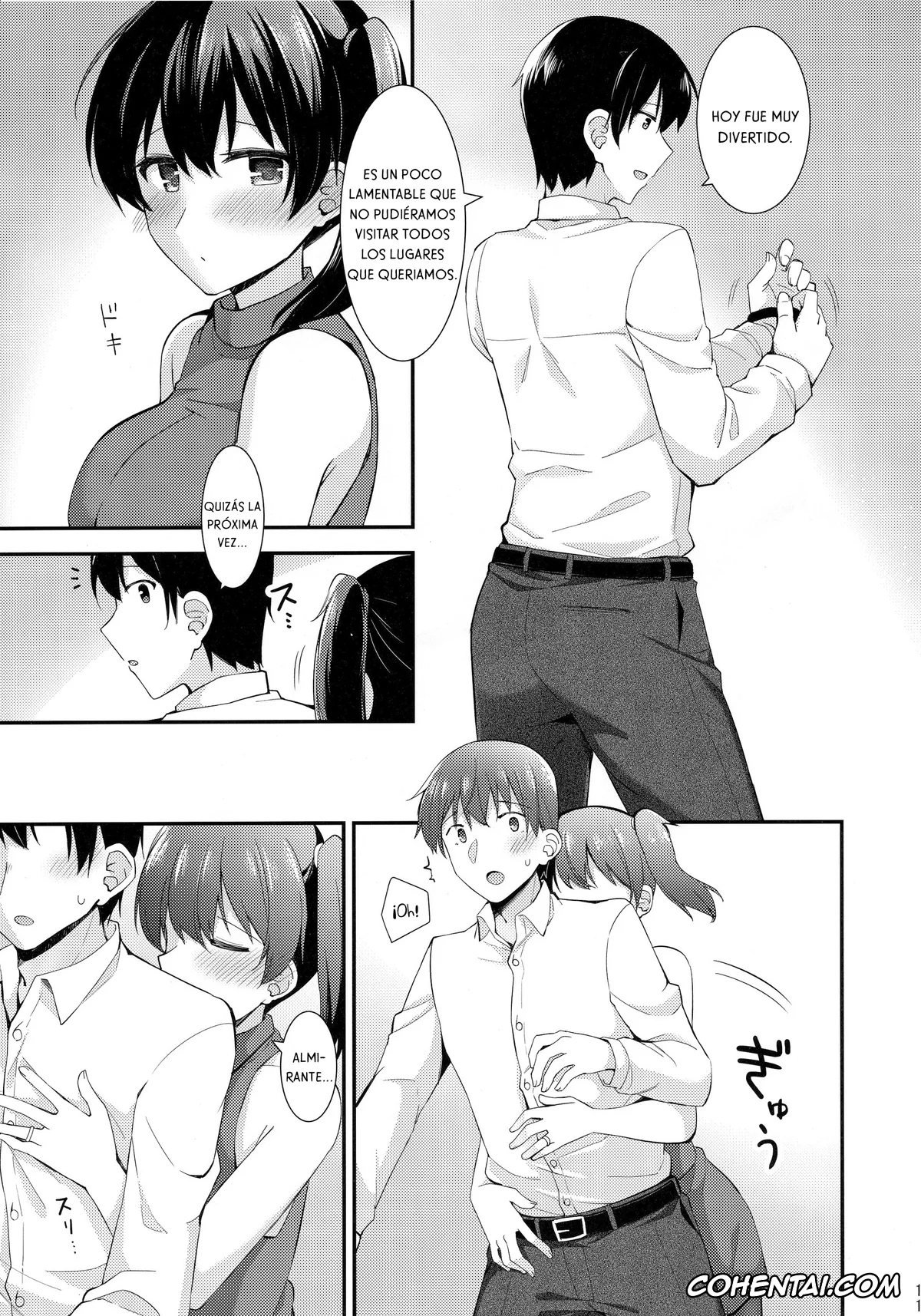 Kantai Collection -KanColle- hentai, Kaga hentai, Teitoku hentai, Kaga to Yoru no Hotel Date (Kantai Collection -KanColle-), pagina 12