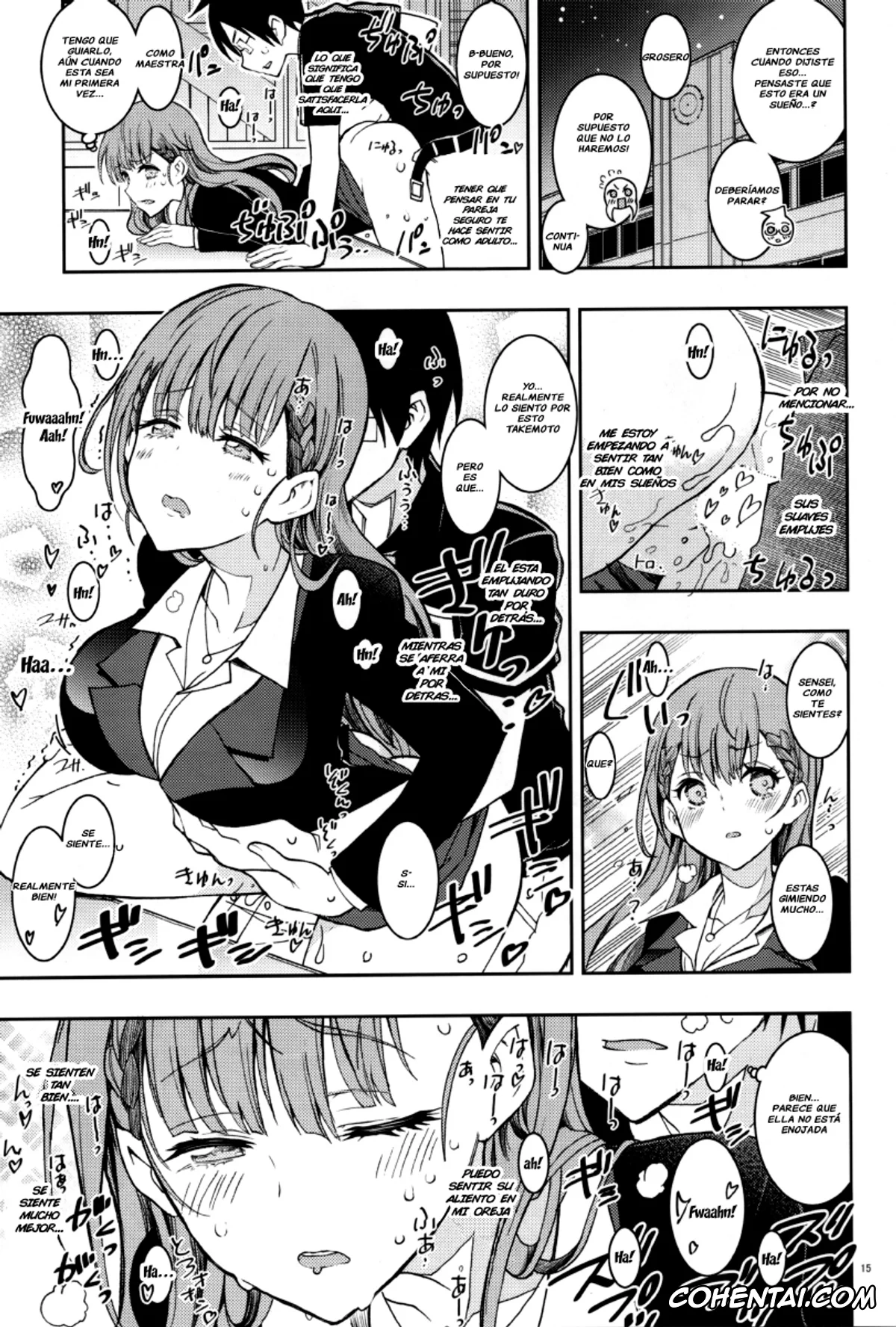 Bokutachi wa Benkyou ga Dekinai hentai, Mafuyu Kirisu hentai, Nariyuki Yuiga hentai, Uruka Takemoto hentai, BOKUTACHIHA SENSEIMO URUKAMO KAWAII (Bokutachi wa Benkyou ga Dekinai), pagina 12