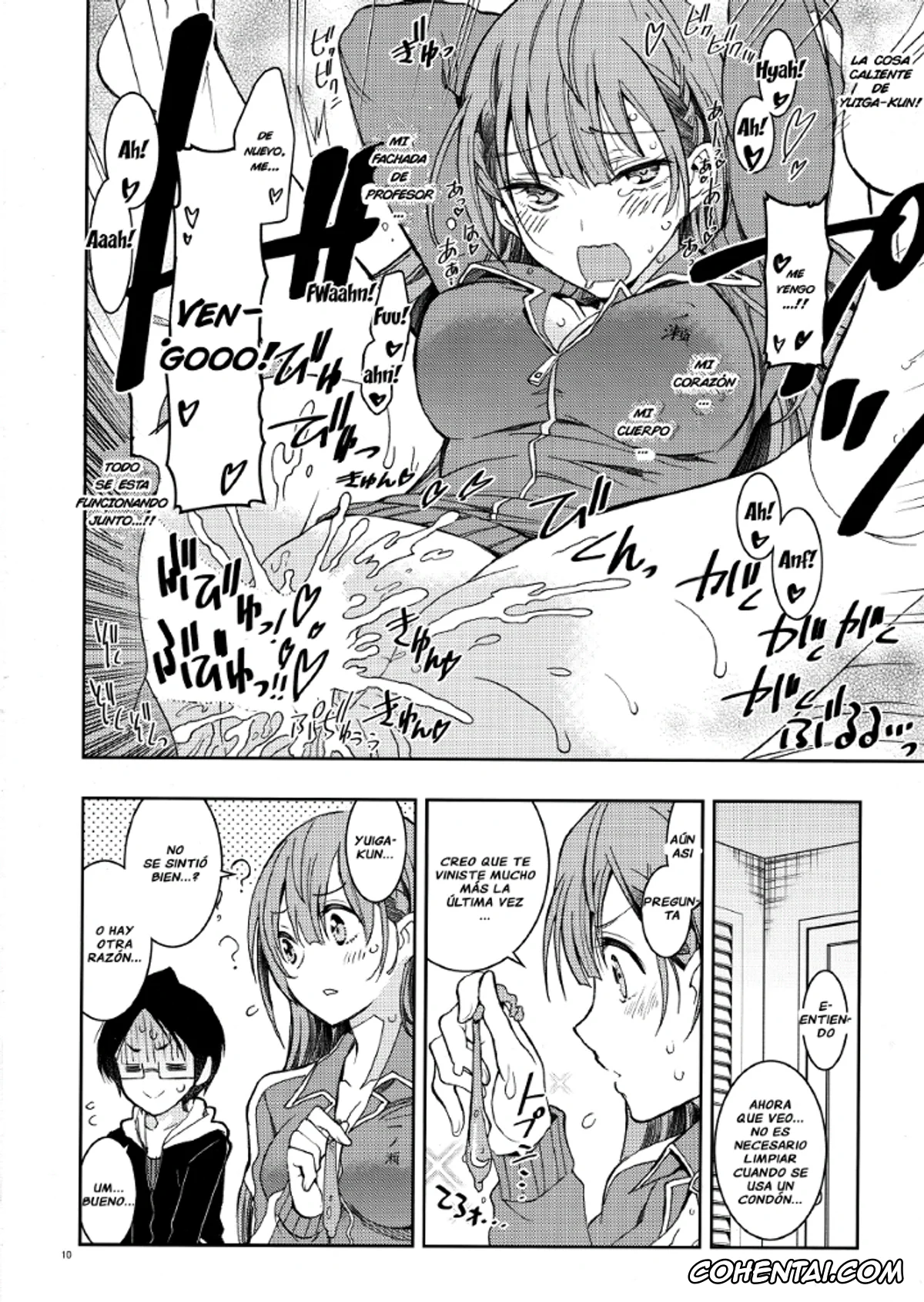 Bokutachi wa Benkyou ga Dekinai hentai, Mafuyu Kirisu hentai, Nariyuki Yuiga hentai, Uruka Takemoto hentai, BOKUTACHIHA SENSEIMO URUKAMO KAWAII 2 (Bokutachi wa Benkyou ga Dekinai), pagina 9