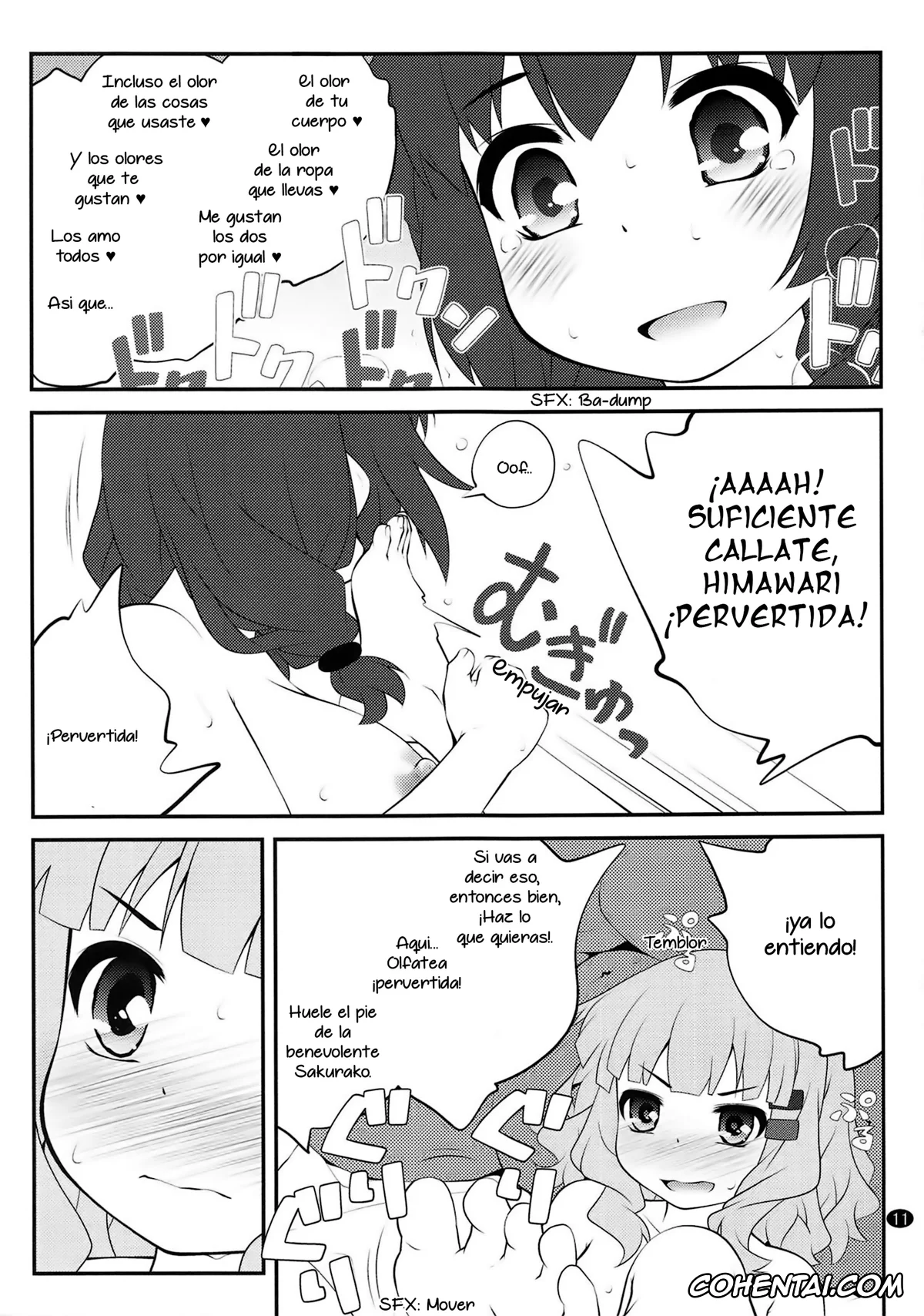 YuruYuri xxx, Himawari Furutani xxx, Sakurako Ohmuro xxx, Himegoto Flowers 13 (YuruYuri), pagina 10