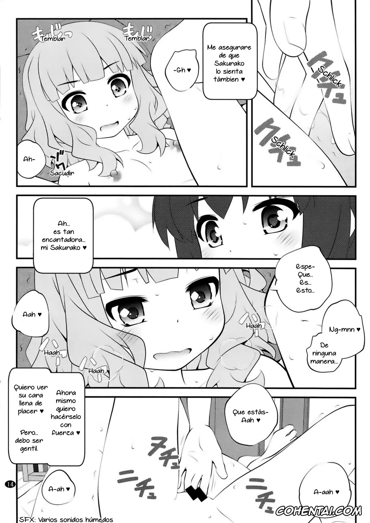 YuruYuri xxx, Himawari Furutani xxx, Sakurako Ohmuro xxx, Himegoto Flowers 13 (YuruYuri), pagina 13