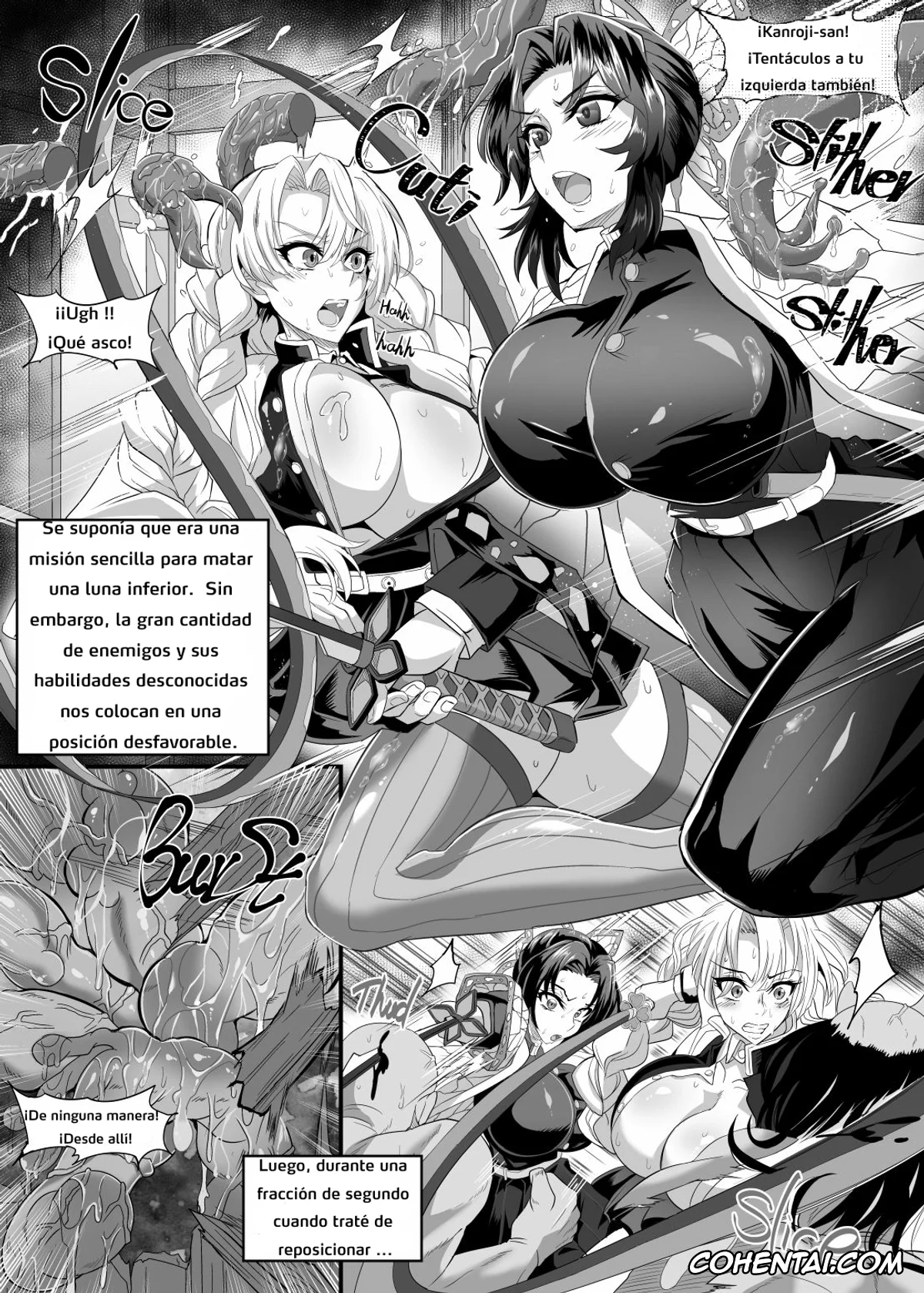Kimetsu No Yaiba | Demon Slayer hentai, Mitsuri Kanroji hentai, Older Sister Spider Demon hentai, Shinobu Kochou hentai, Gokuraku Chou (Kimetsu no Yaiba), pagina 3