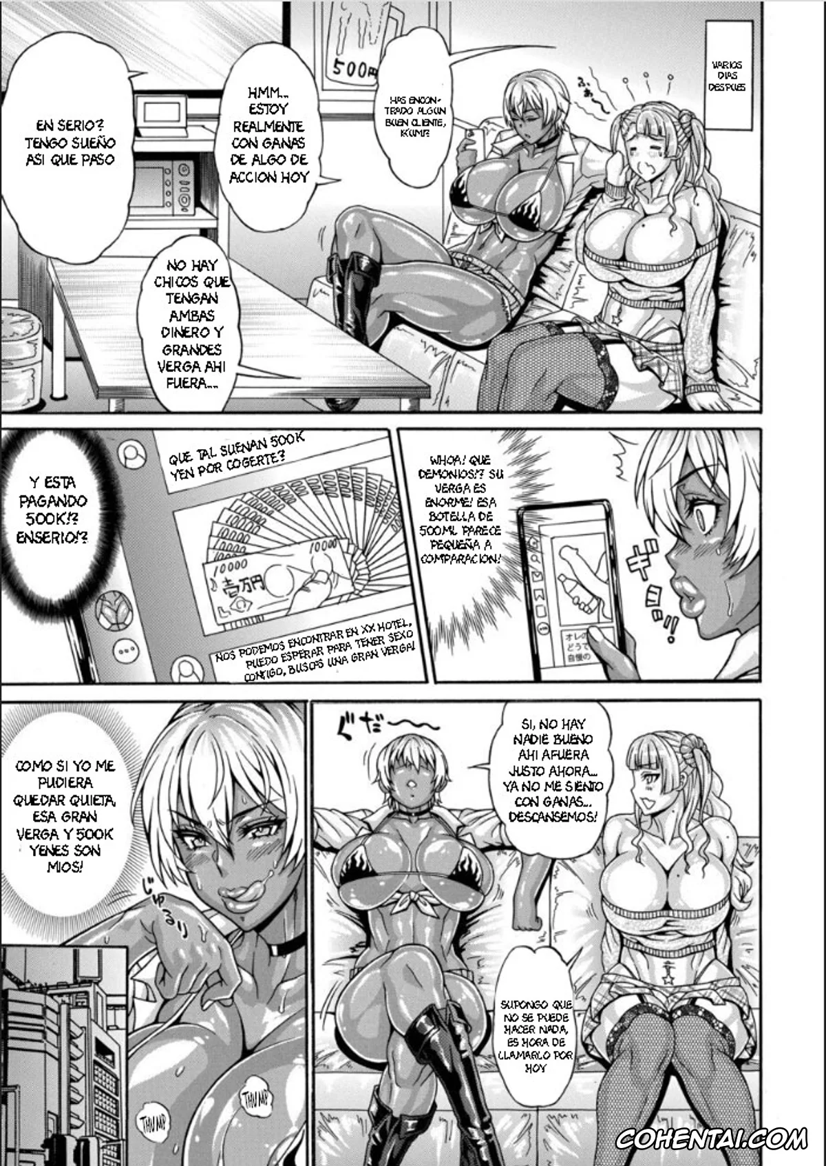 Shokugeki no Soma hentai, Ikumi Mito hentai, Dosukebe Chinpo Dorei ~Kuro Gal Midou Ikumi~ (Shokugeki no Soma), pagina 3