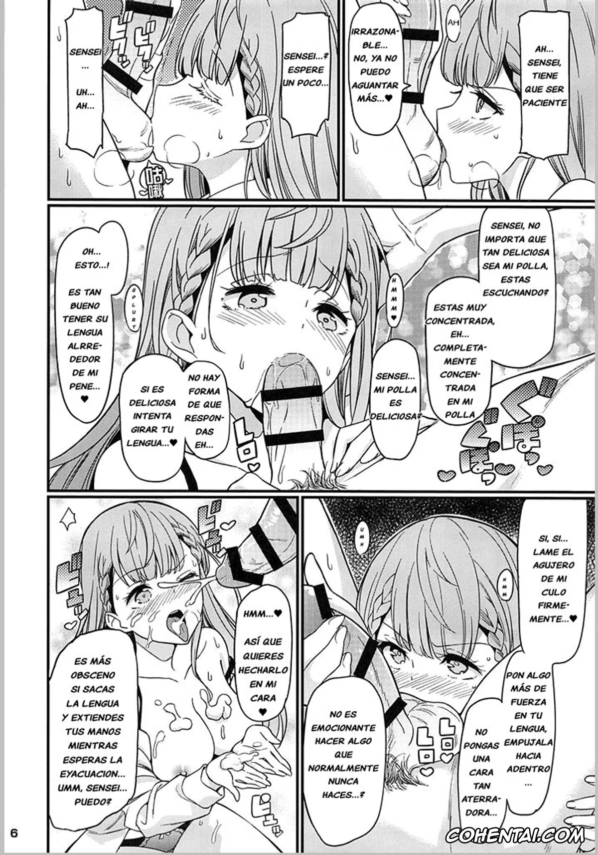 Bokutachi wa Benkyou ga Dekinai porno, Mafuyu Kirisu porno, Suki Suki Mafuyu Sensei (Bokutachi wa Benkyou ga Dekinai), pagina 8